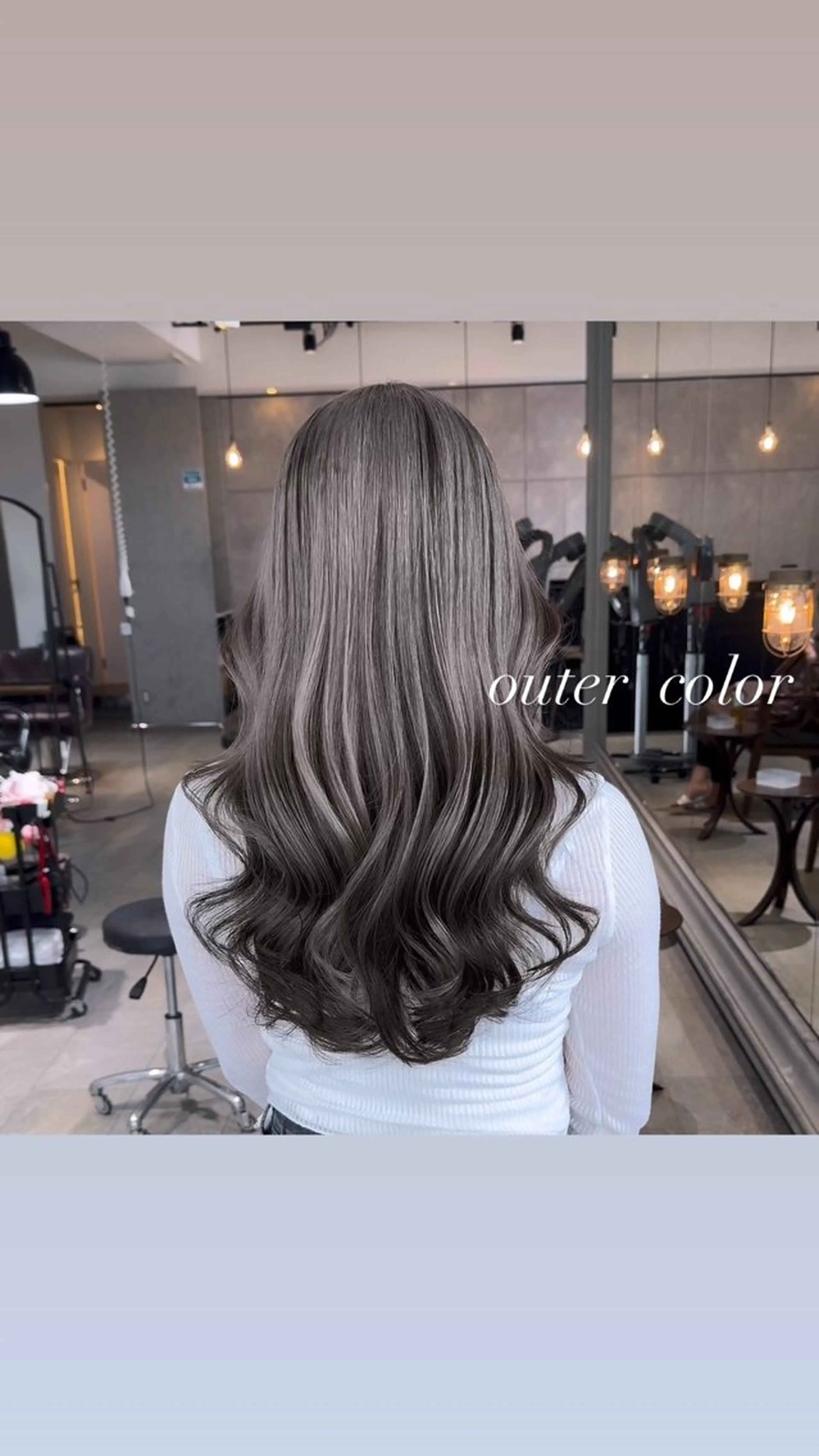 ロング カラー カット ヘアカラー トリートメント ヘアセット 💜ハイトーン💛 マジカルかいちゃんのヘアスタイル