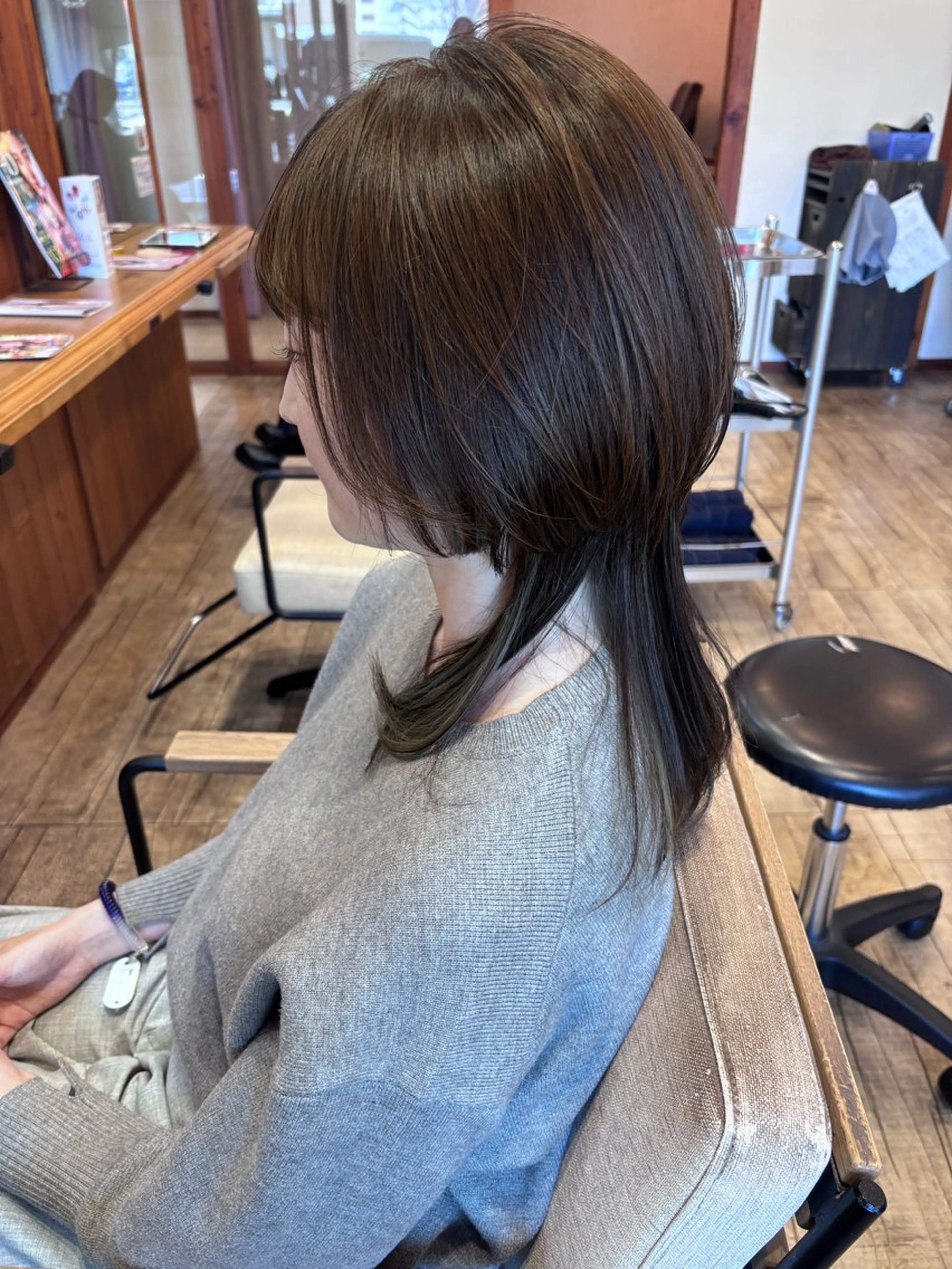 セミロング カラー カット ヘアカラー トリートメント Jill franc ＿ ayanoのヘアスタイル