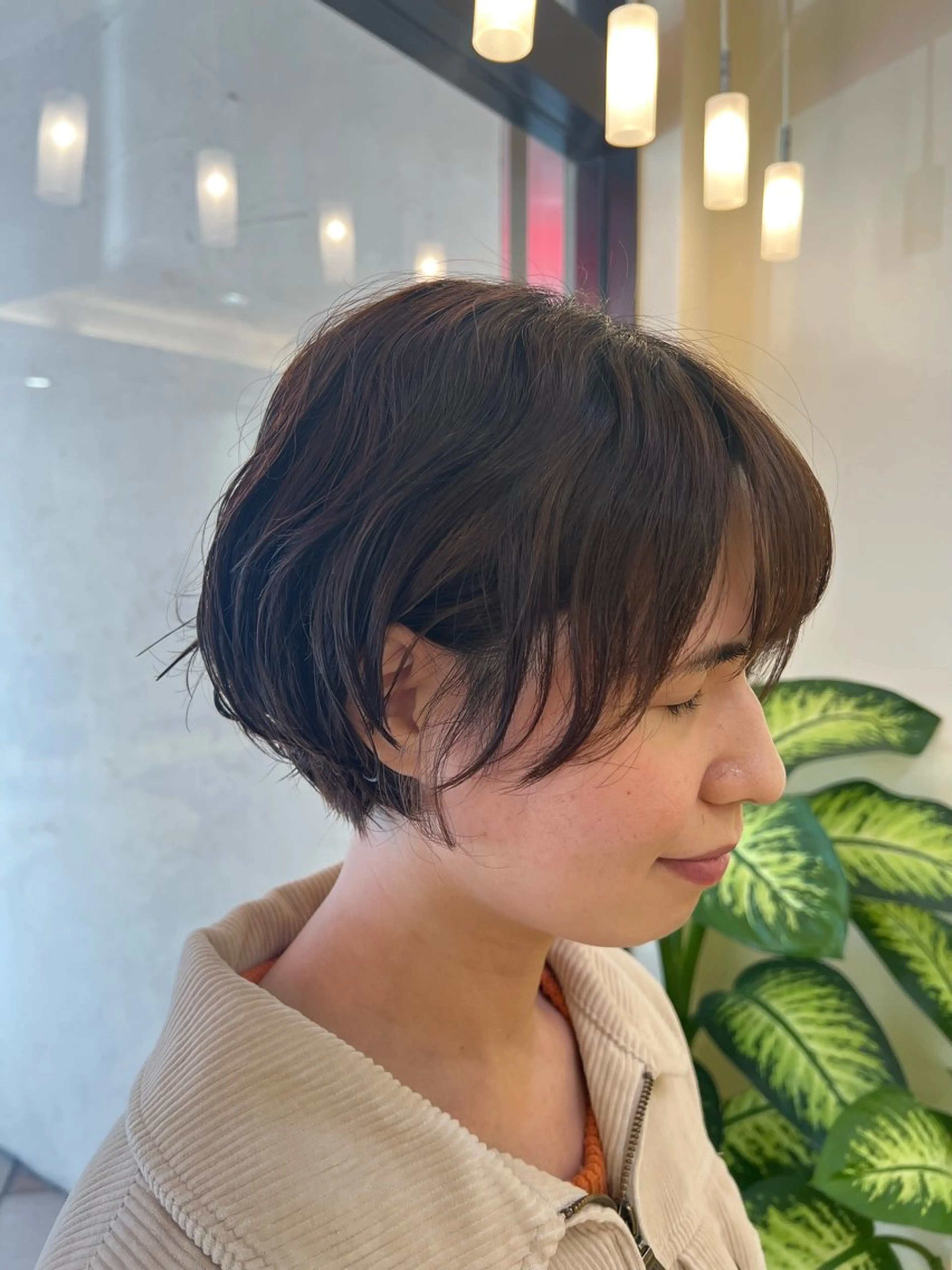 ショート パーマ ショートヘア 吉澤 杏美のヘアスタイル