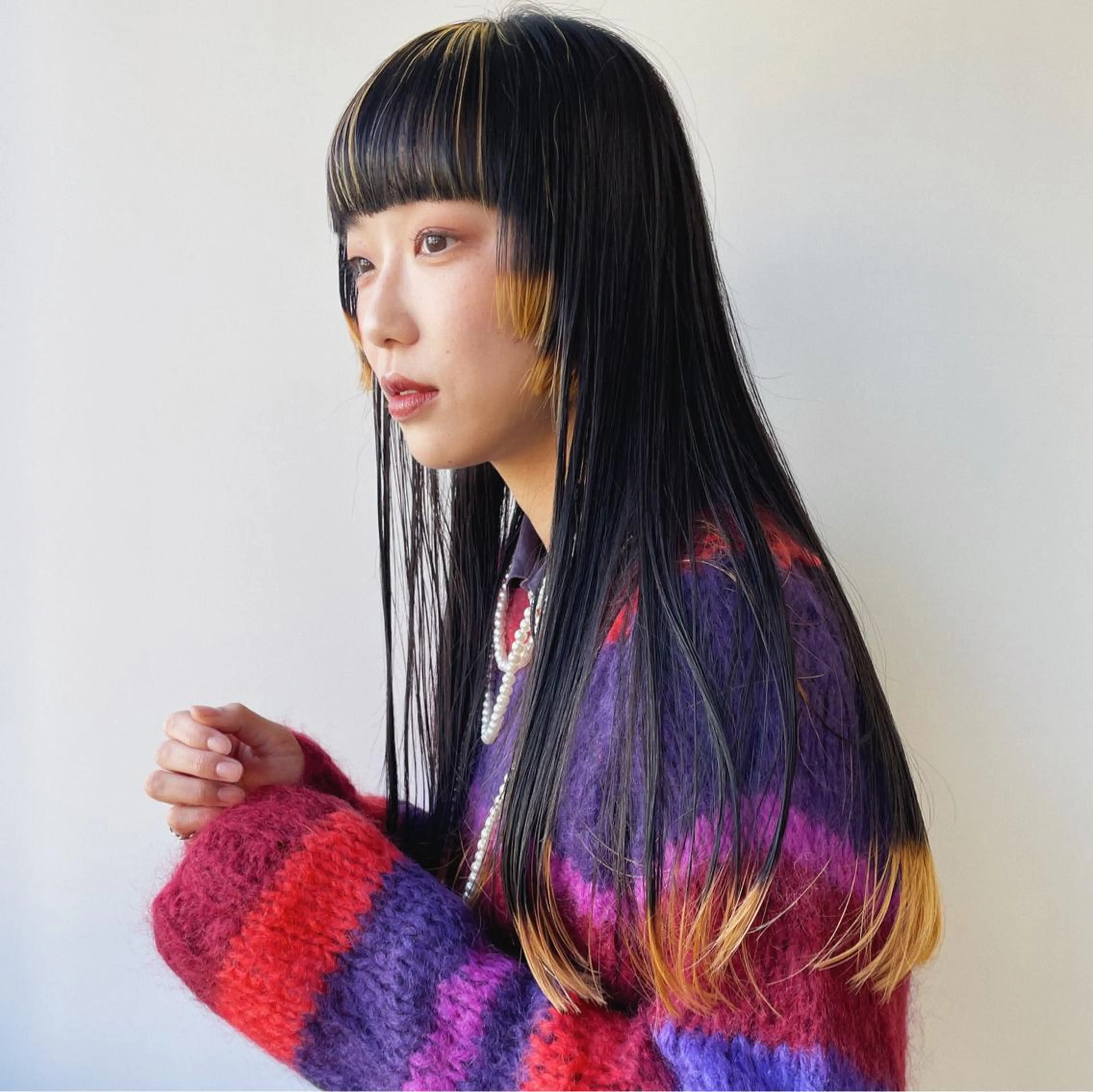 ロング スギヤマ ショウゴのヘアスタイル
