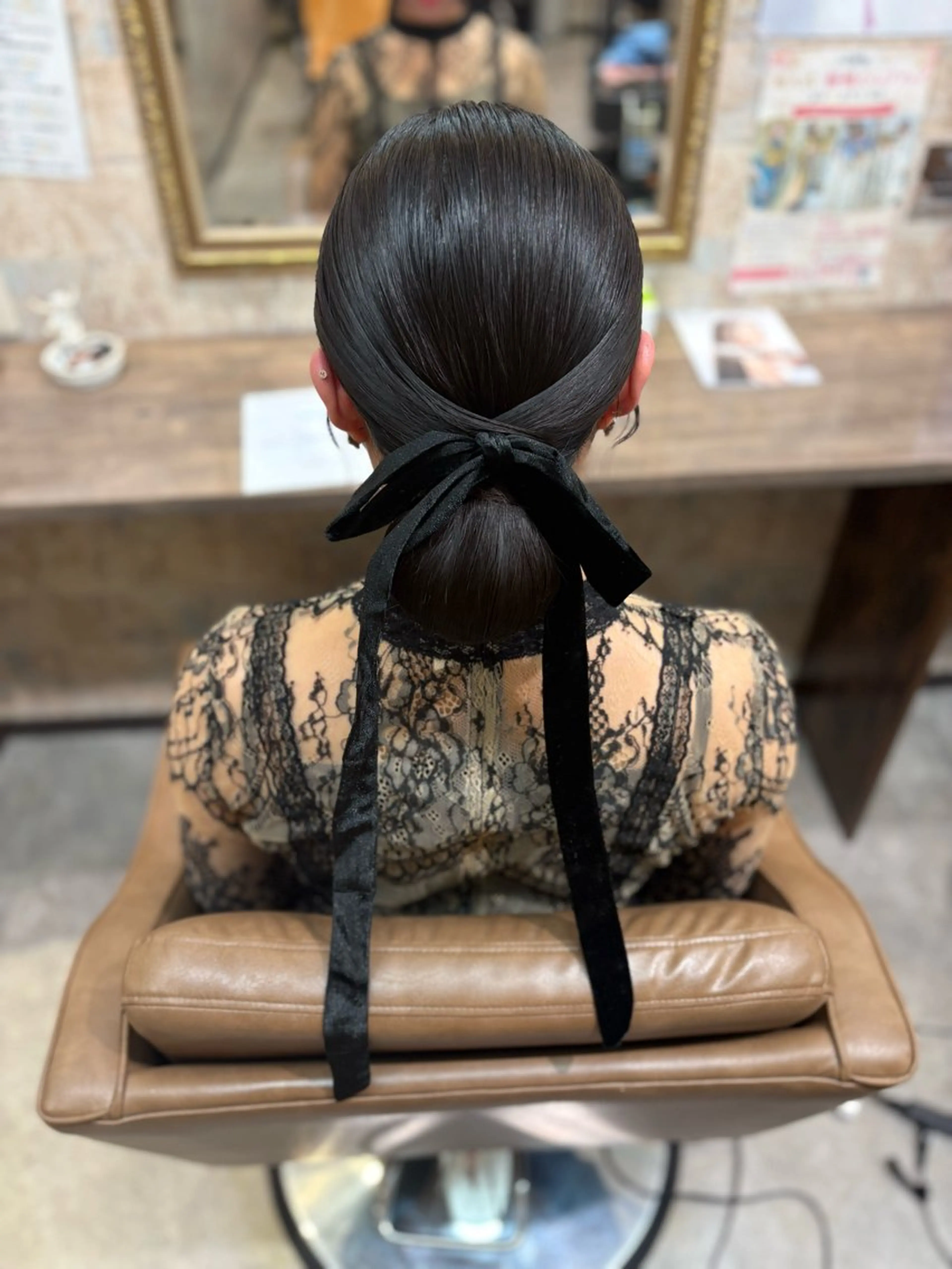 ロング ヘアアレンジ 結婚式・ブライダル ヘアセット 岡本 恋樺のヘアスタイル
