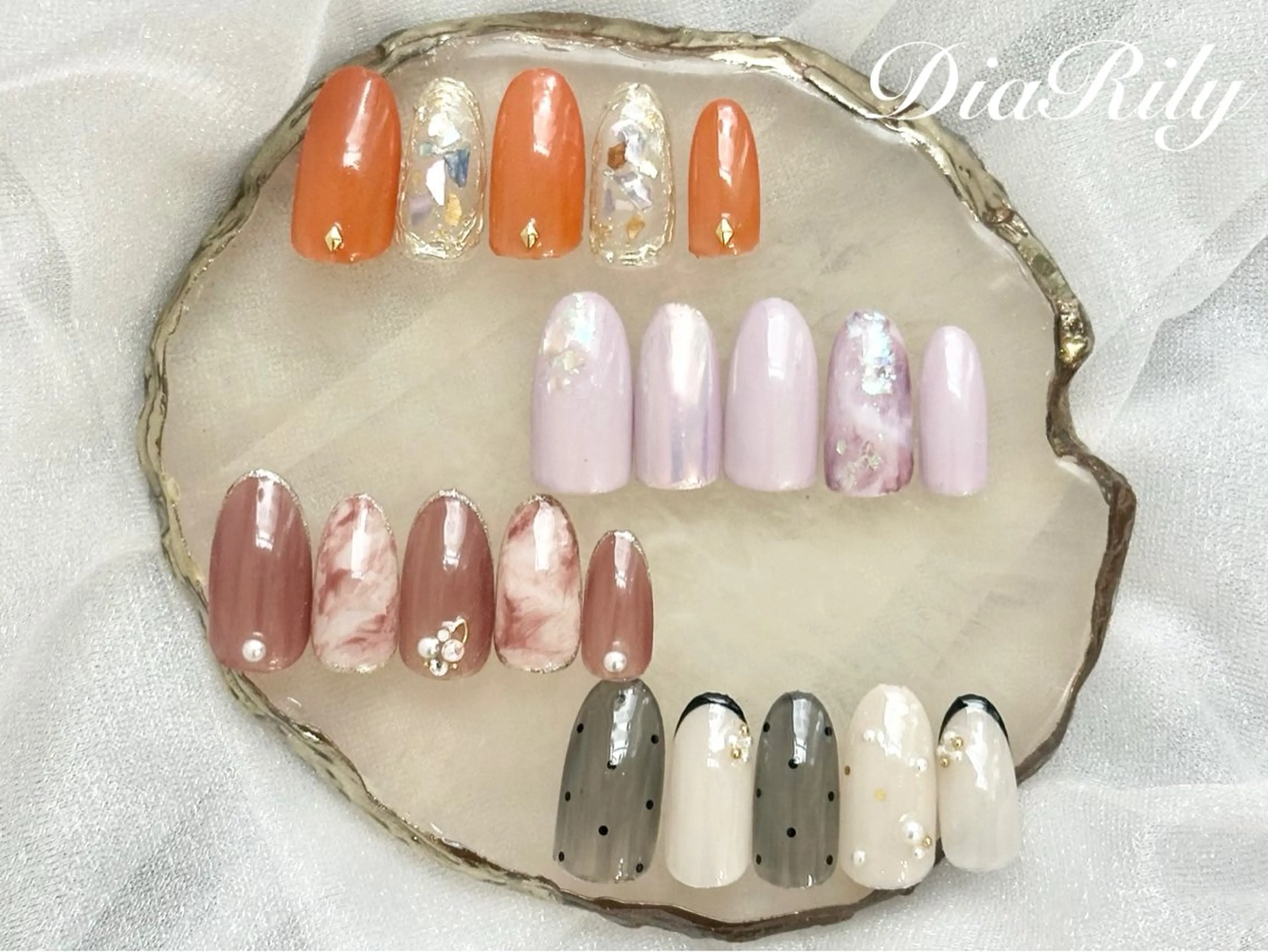 ネイル ハンドネイル ハンドケア DiaRily所属・diarily はるひのネイルデザイン