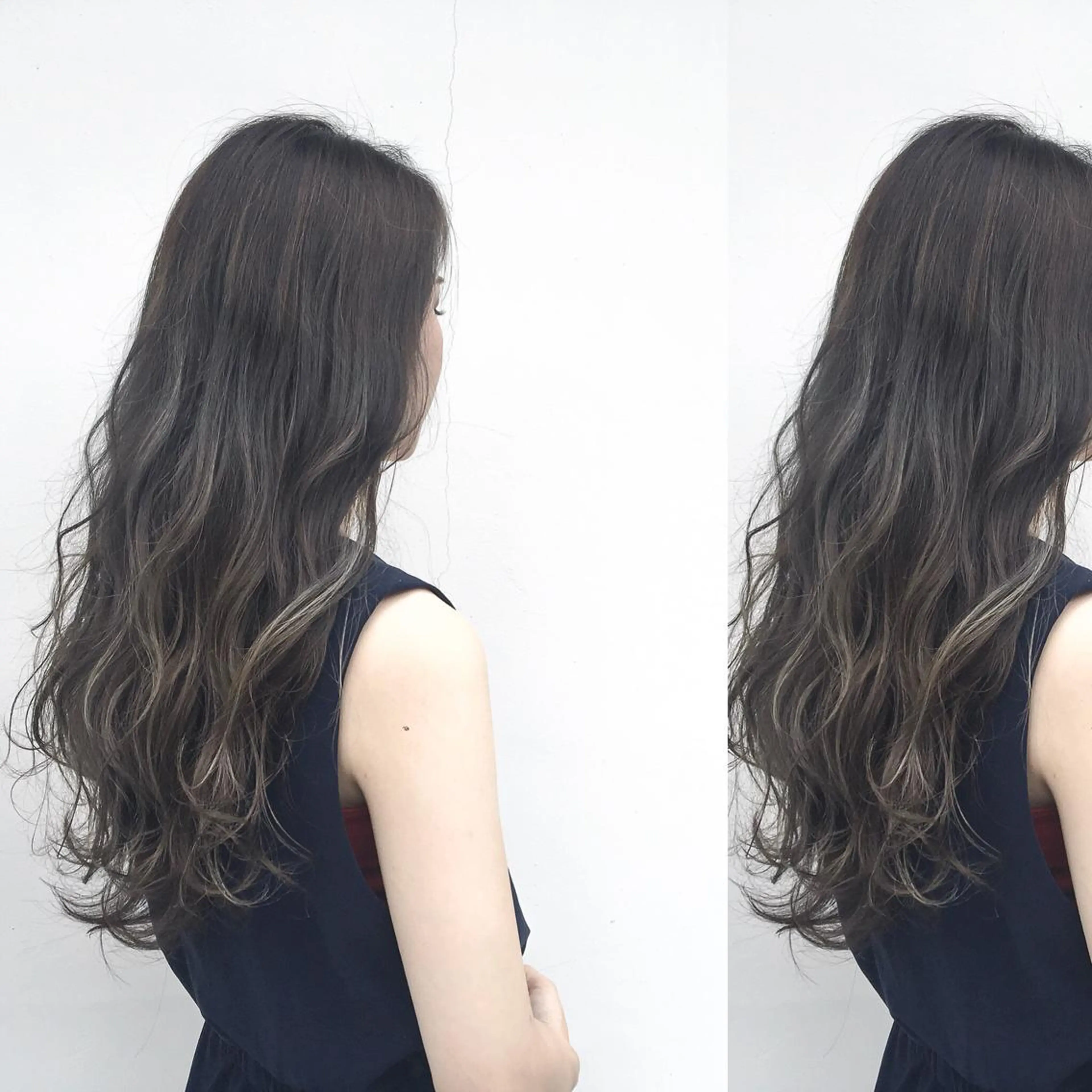 ロング カラー なんば髪質改善カラー Ardoreのヘアスタイル