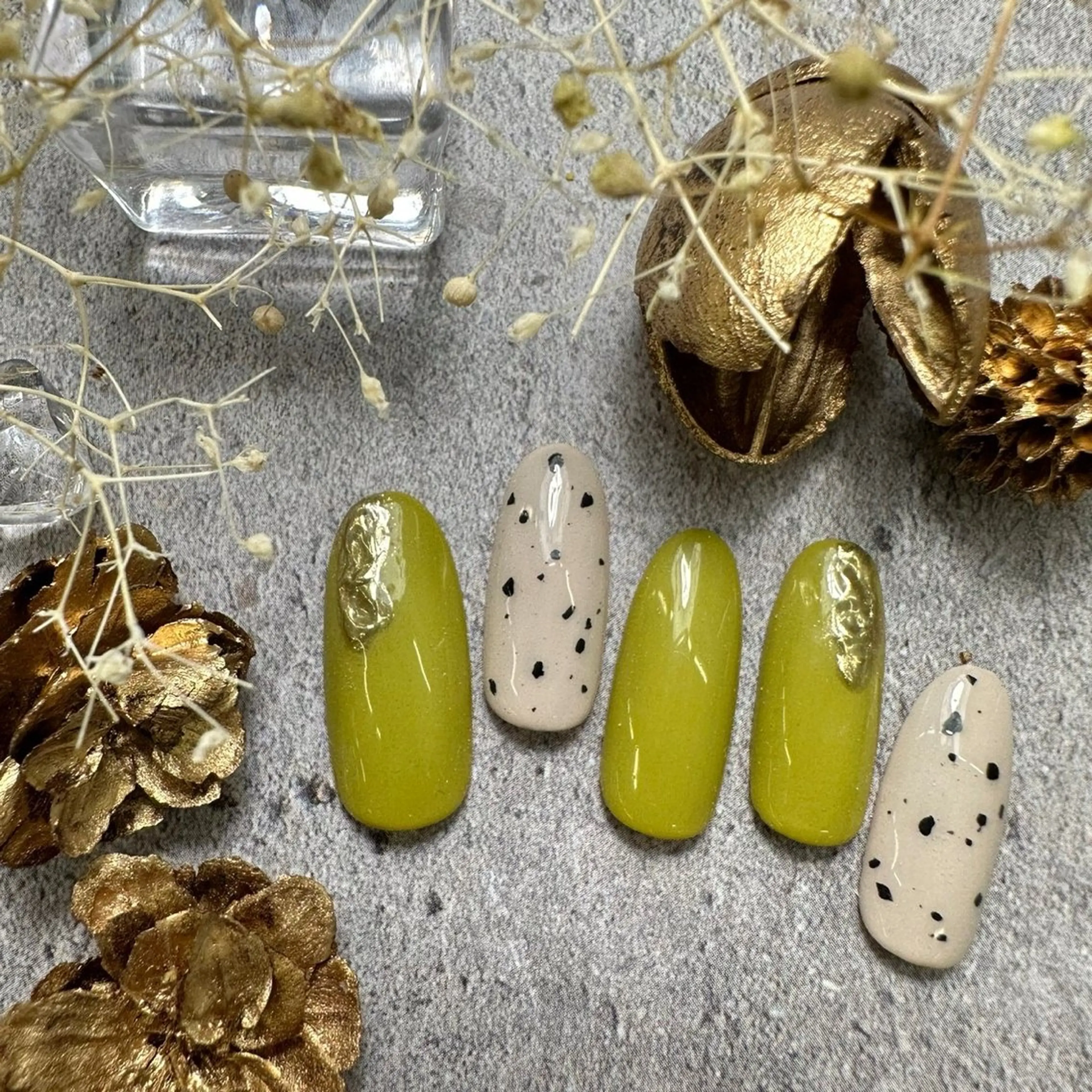 ネイル ⭐︎休業中の練習⭐︎ JNA認定講師髙橋のネイルデザイン