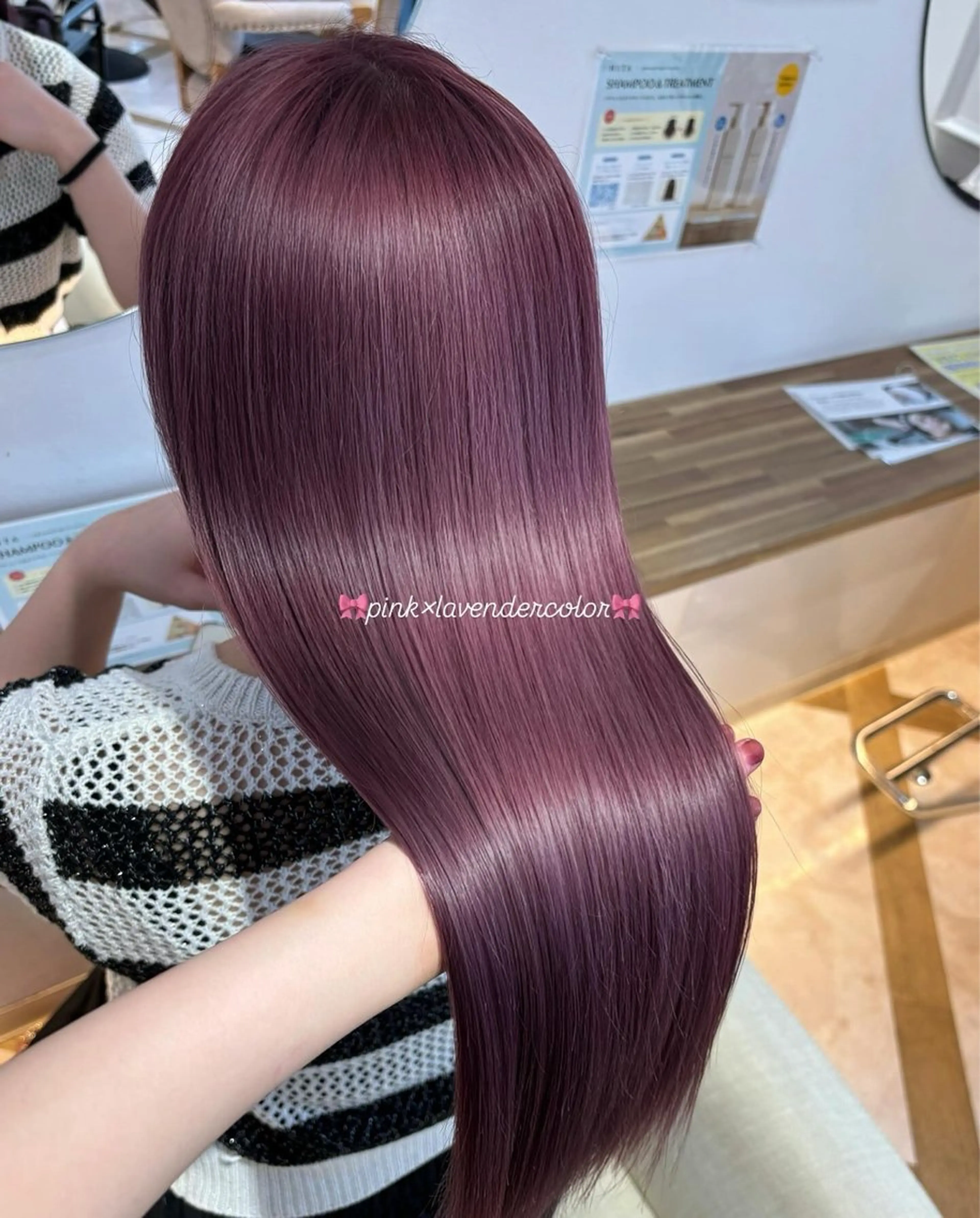 ロング ヘアカラー トリートメント 🍒しの🍒 カット/艶カラーのヘアスタイル