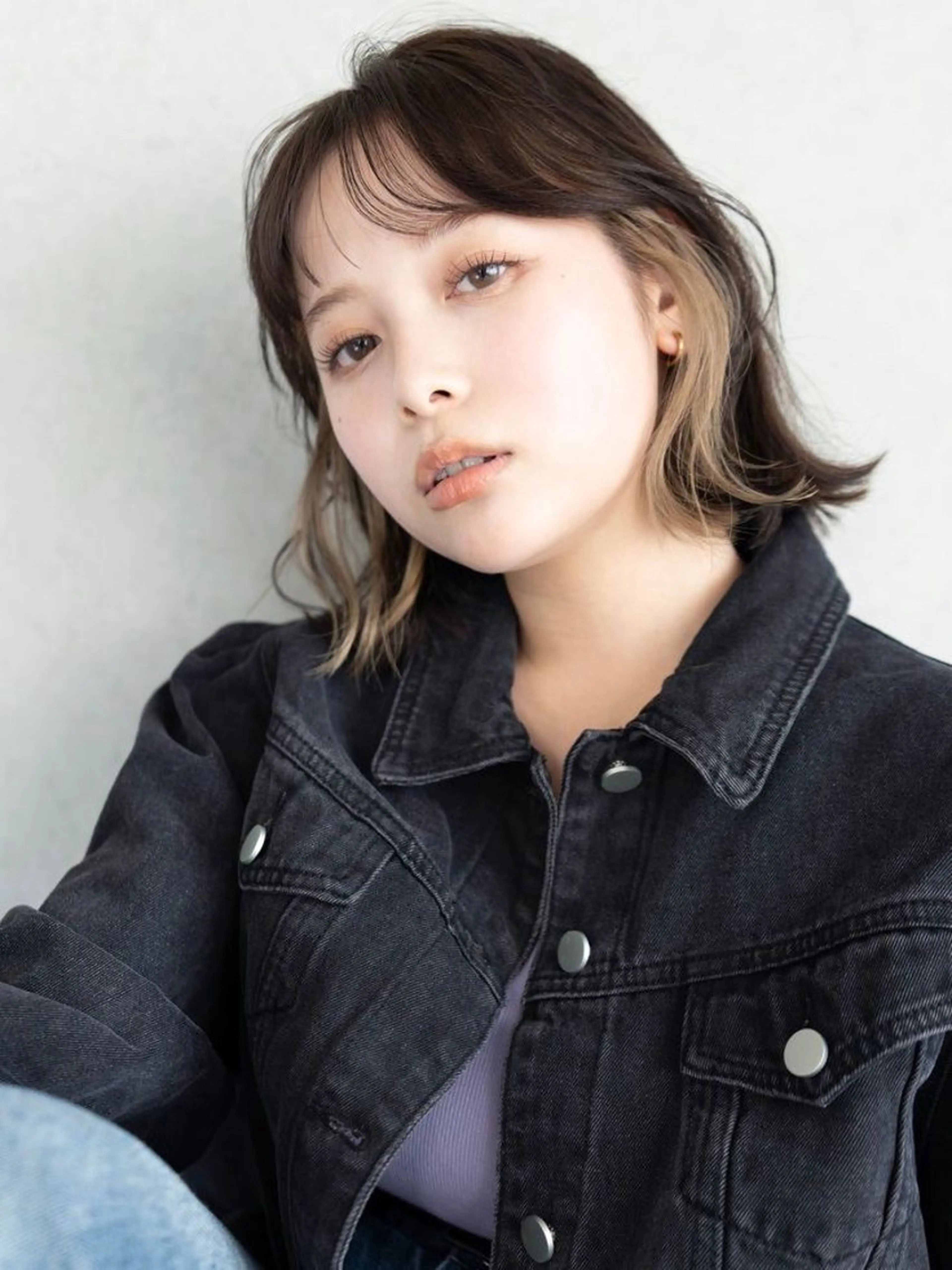 カラー 大岩 はなのヘアスタイル