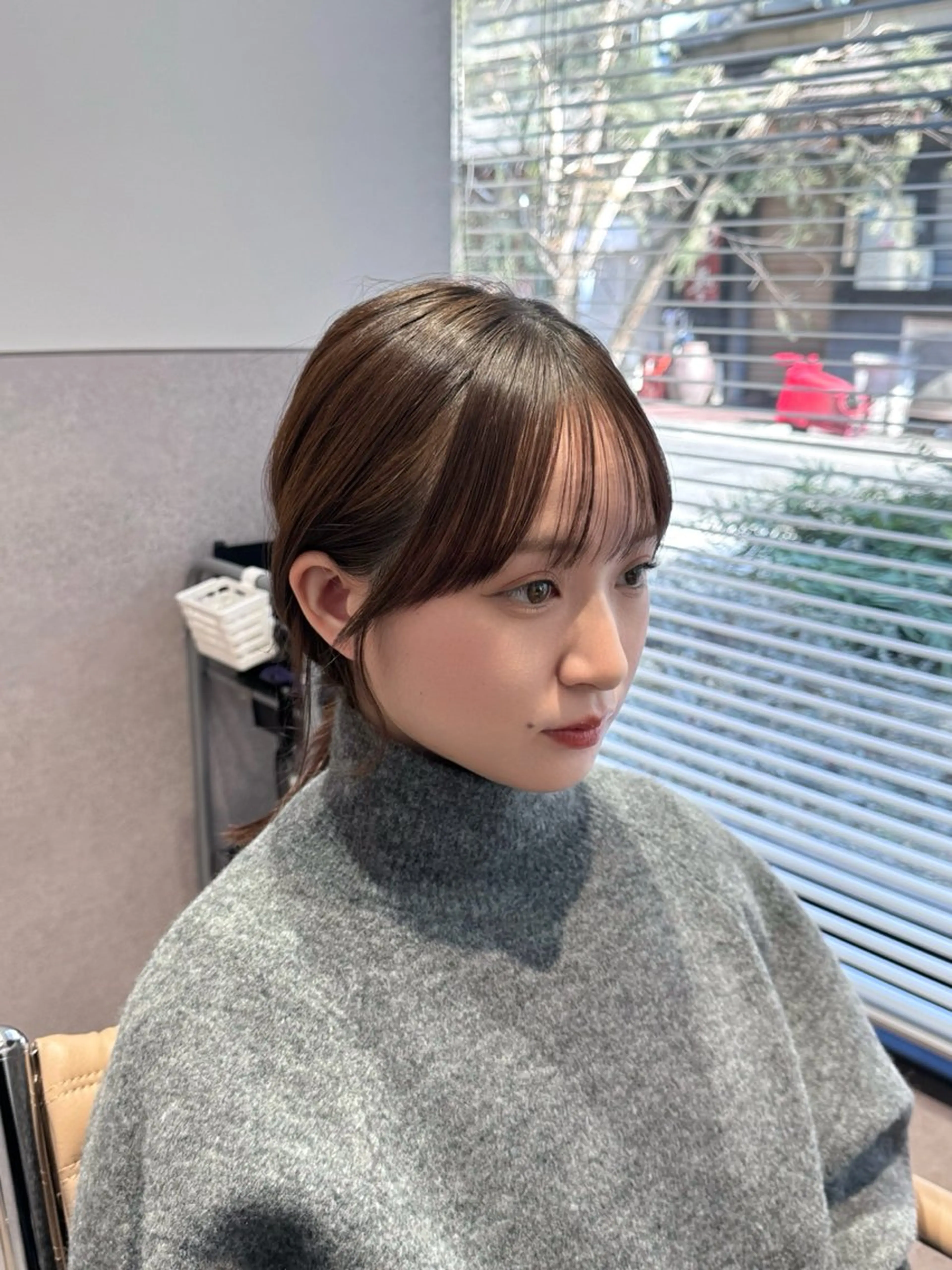 セミロング 映える顔まわり/前髪 特化 💗 ユキマのヘアスタイル