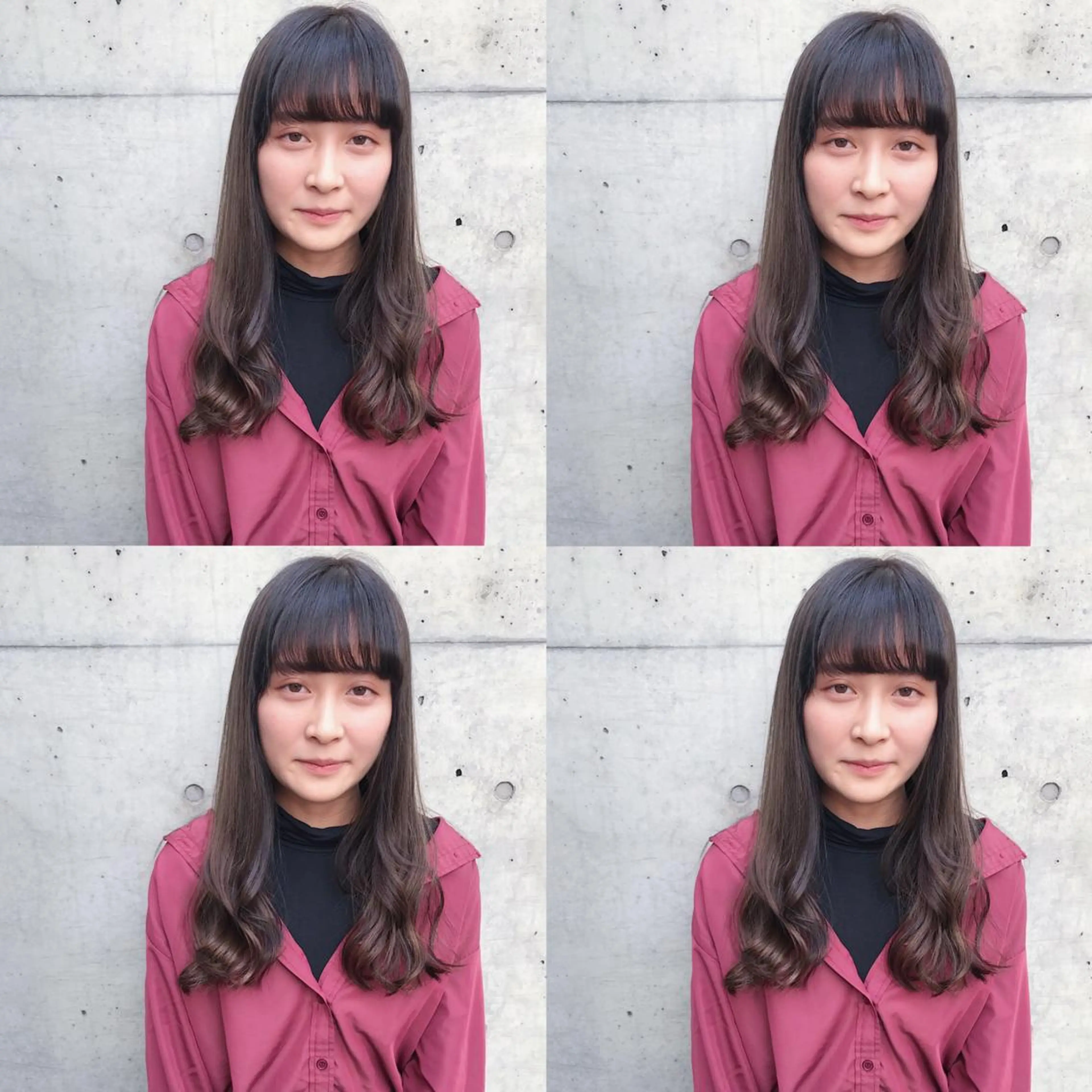 セミロング カラー ヘアアレンジ TAKUMAブリーチ /切りっぱなし🪽のヘアスタイル