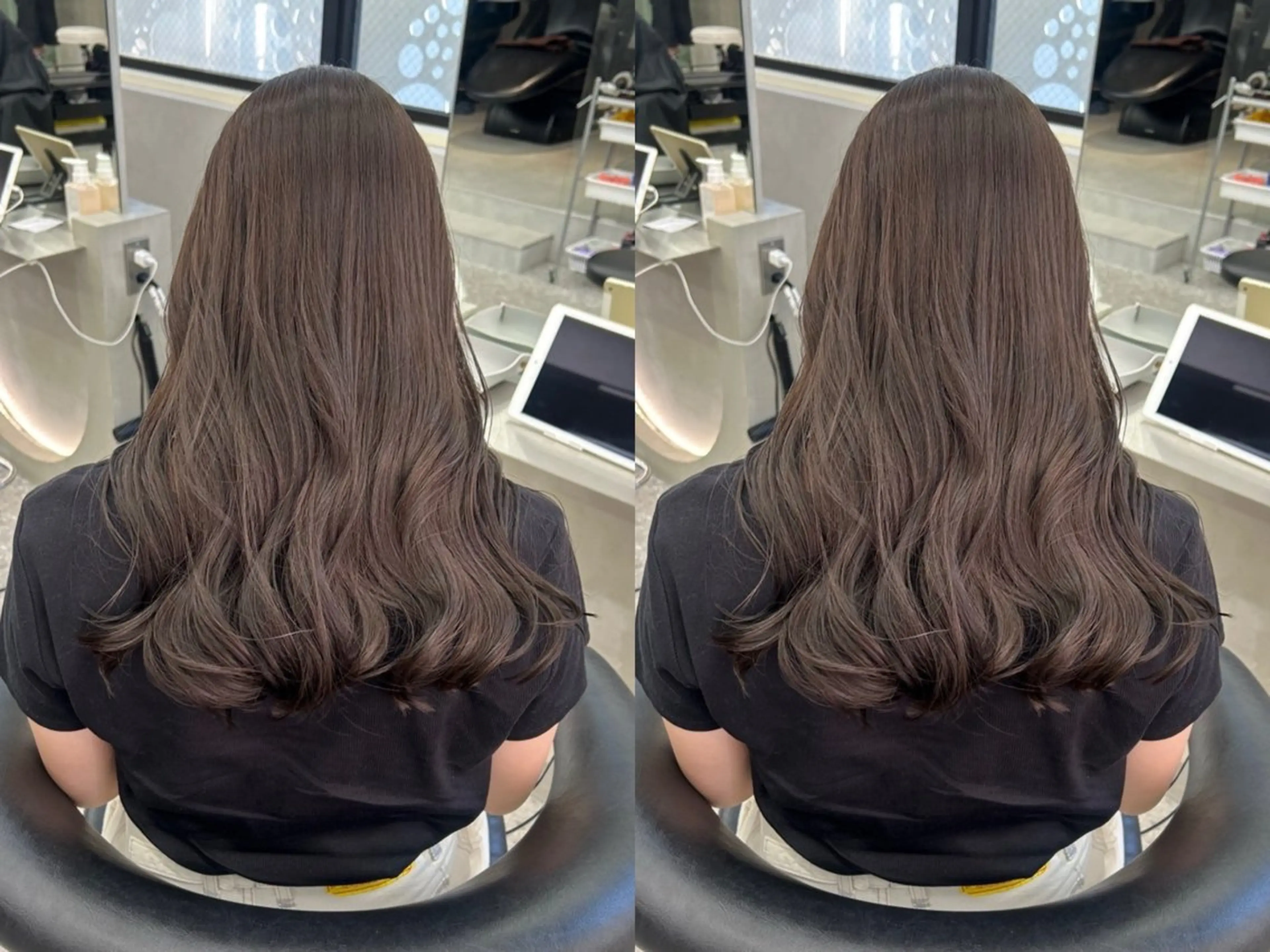 セミロング ヘアカラー トリートメント 谷川が作る熊本1🥇 レイヤーカットのヘアスタイル