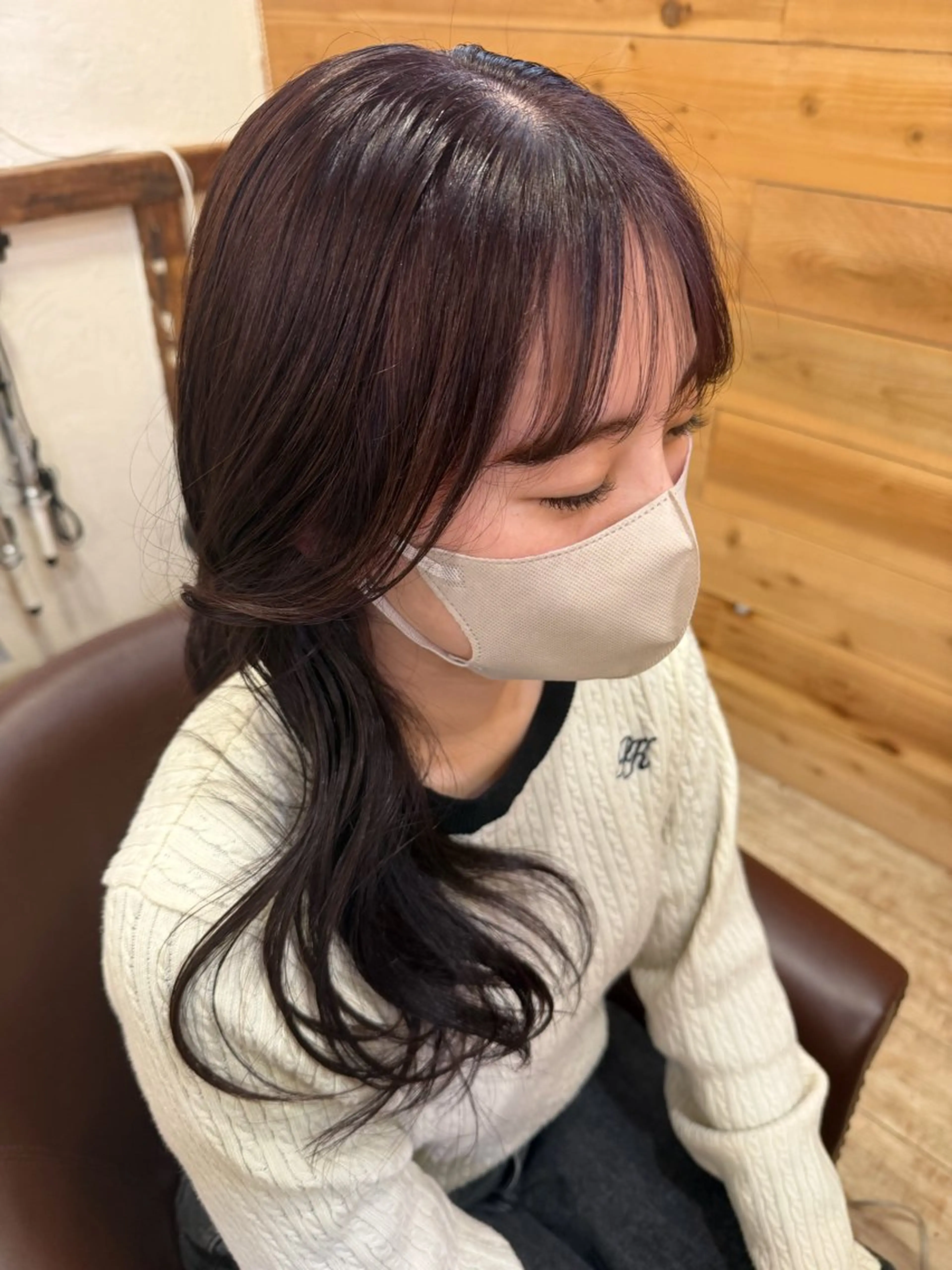 ロング カット トリートメント 木村 彩花のヘアスタイル