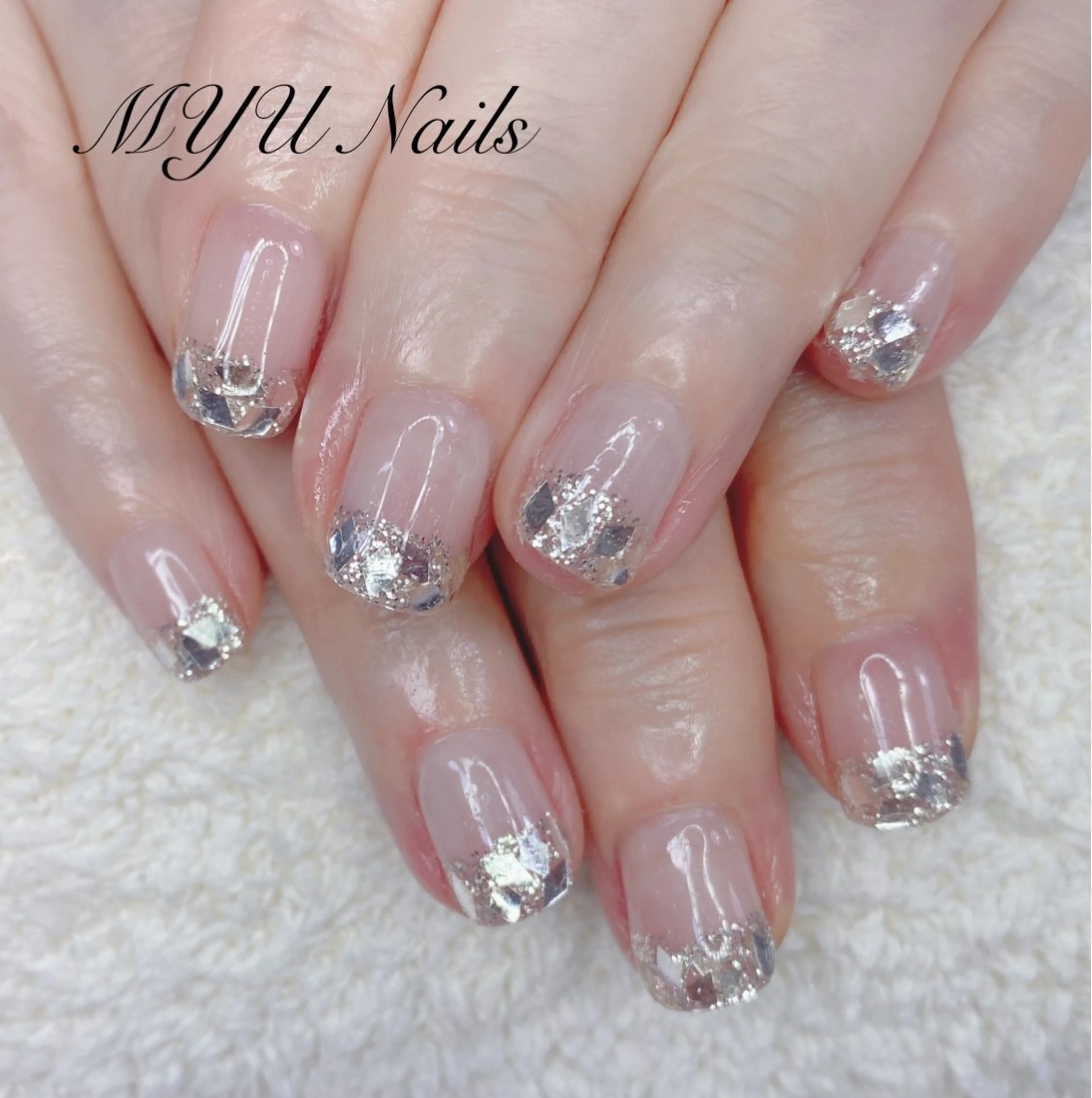 ネイル ハンドネイル ニュアンスネイル🌈 MYU Nailsのネイルデザイン