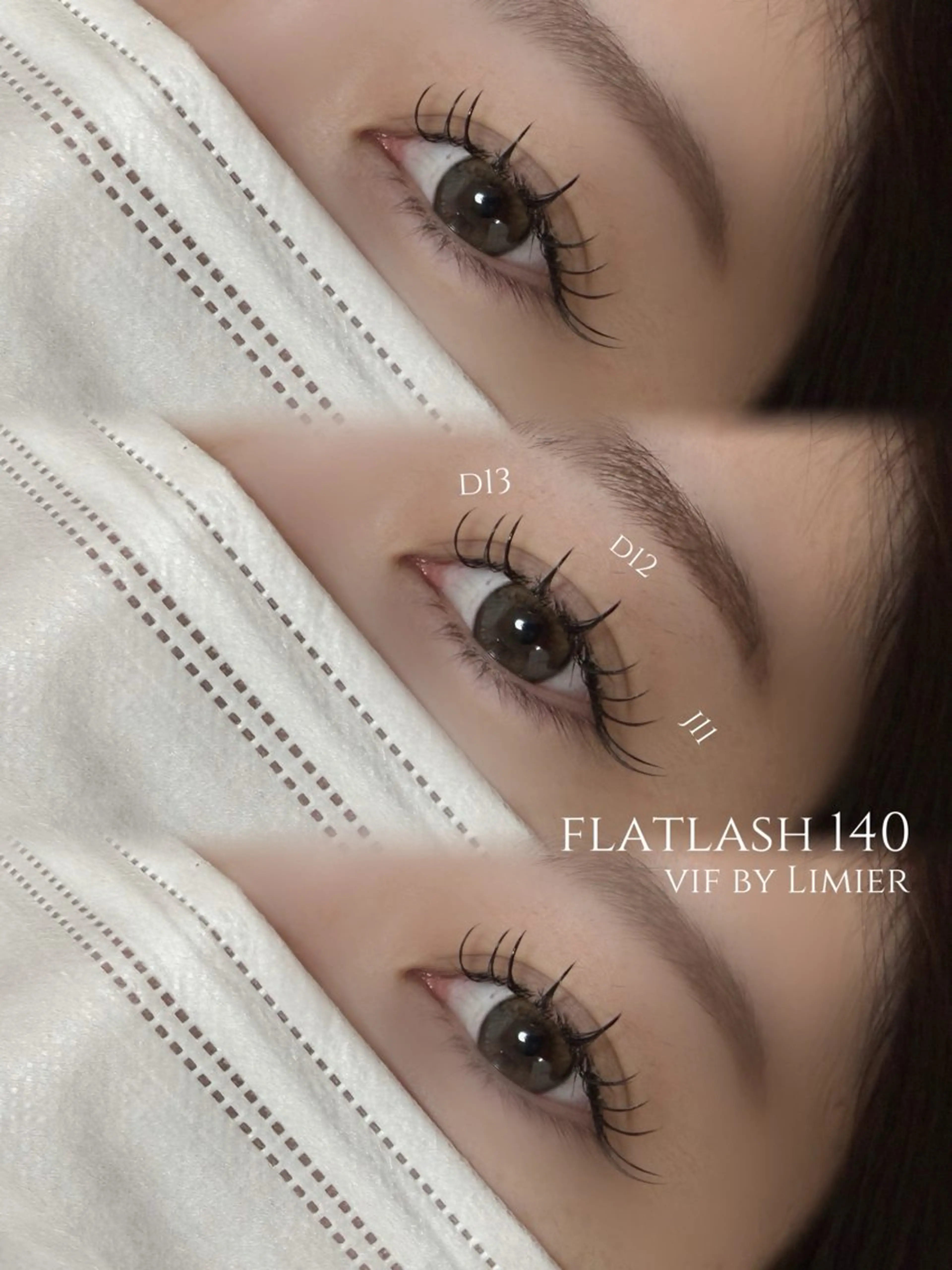 マツエク・マツパ 目尻長め マツエク vif misaのマツエク・マツパデザイン