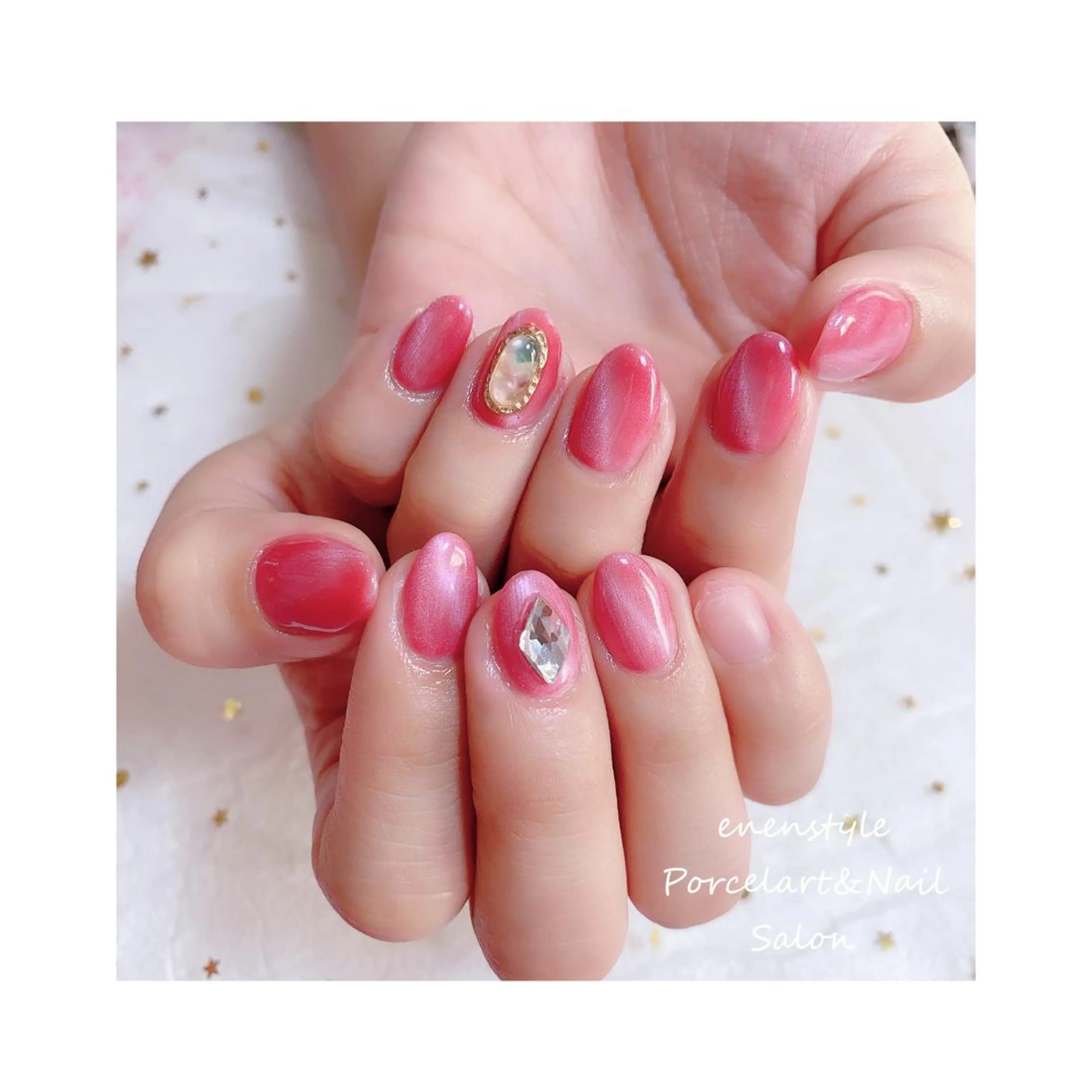 ショート ネイル ジェルネイル ニュアンスネイル オフィスネイル ワンカラーネイル パラジェル ハンドネイル 👑enen style👑のネイルデザイン