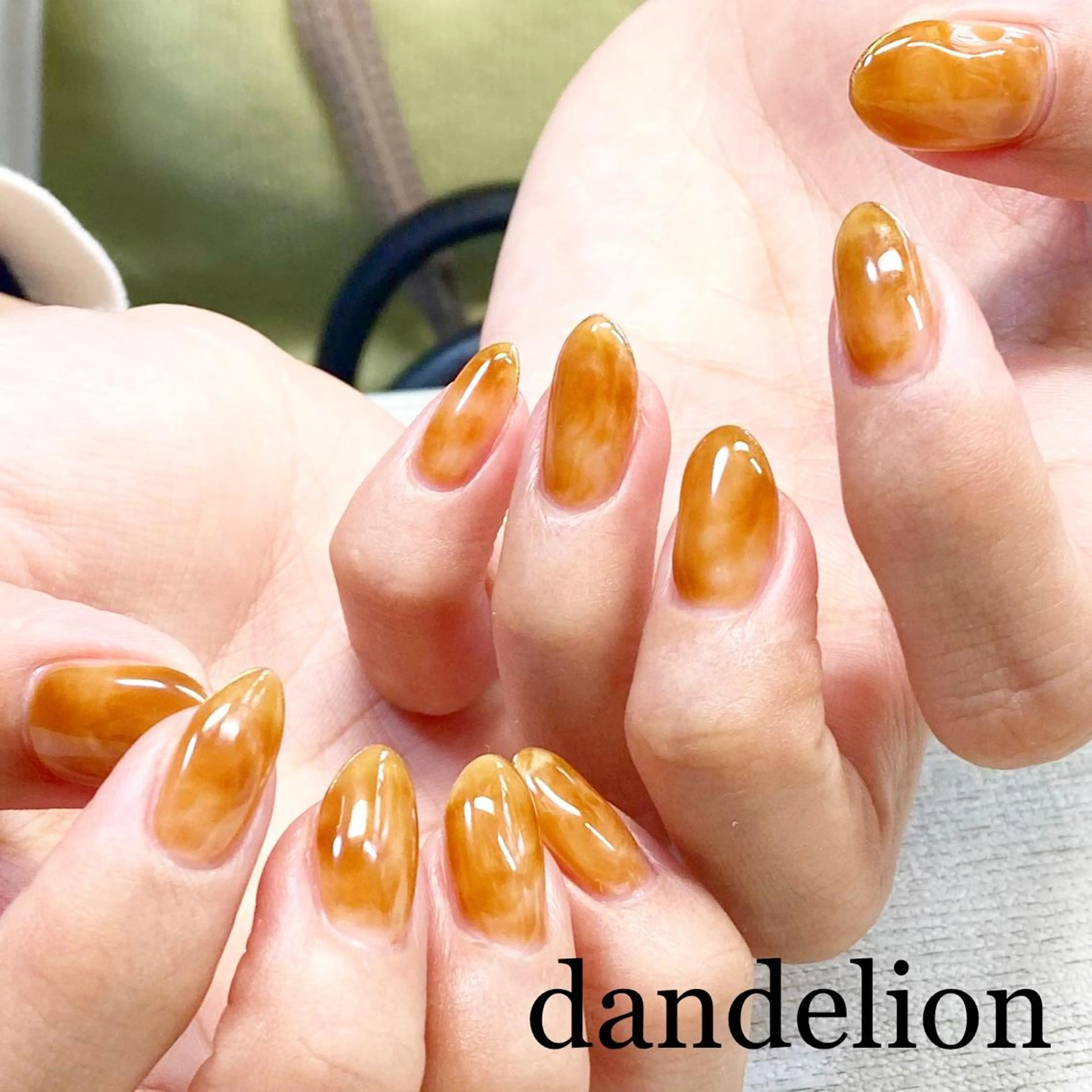 ネイル ハンドネイル ハンドケア dandelion ダンデライオンのネイルデザイン