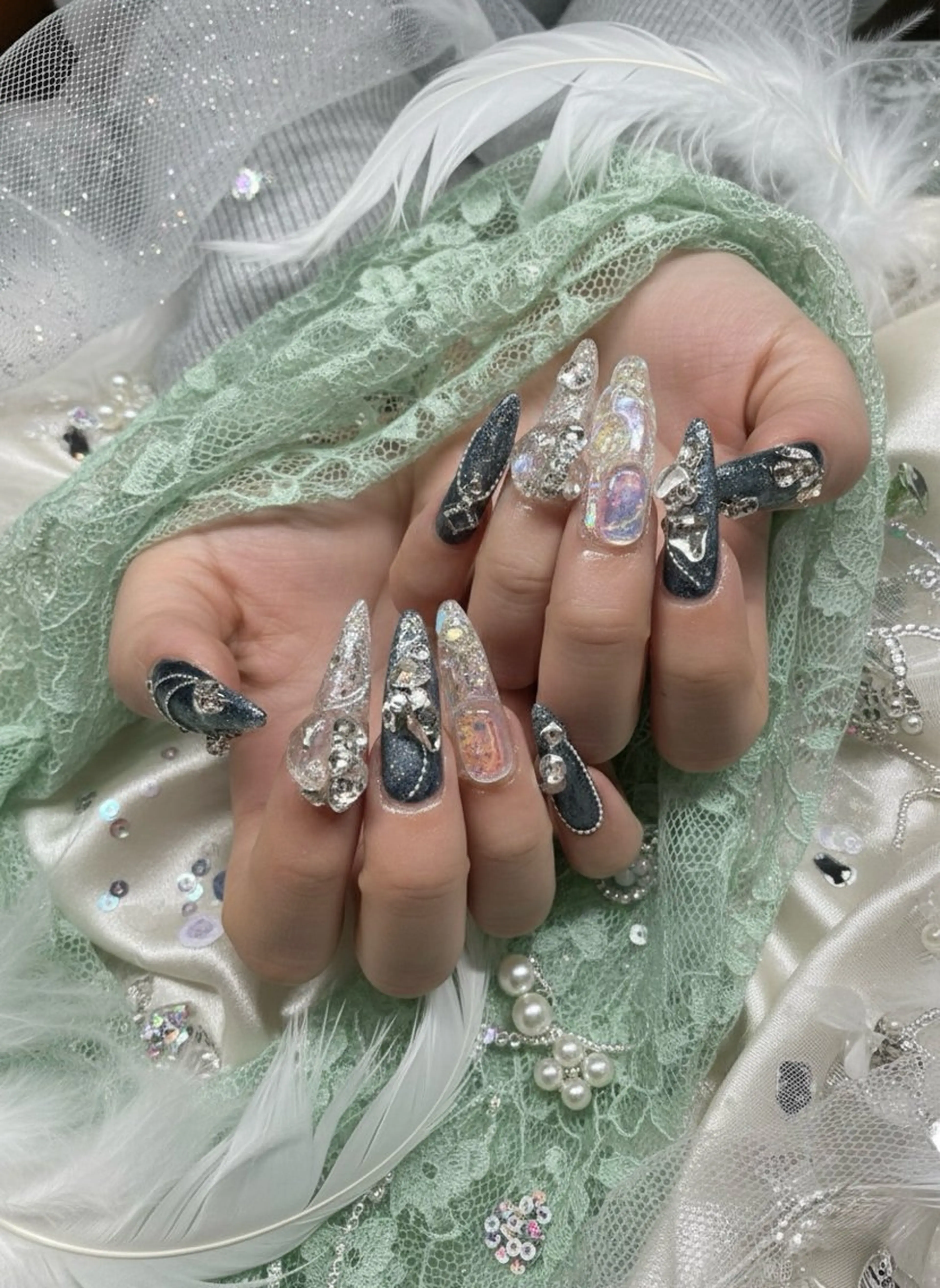 ネイル マグネットネイル ハンドネイル TUNEHA堂 (チュネハドウ)のネイルデザイン