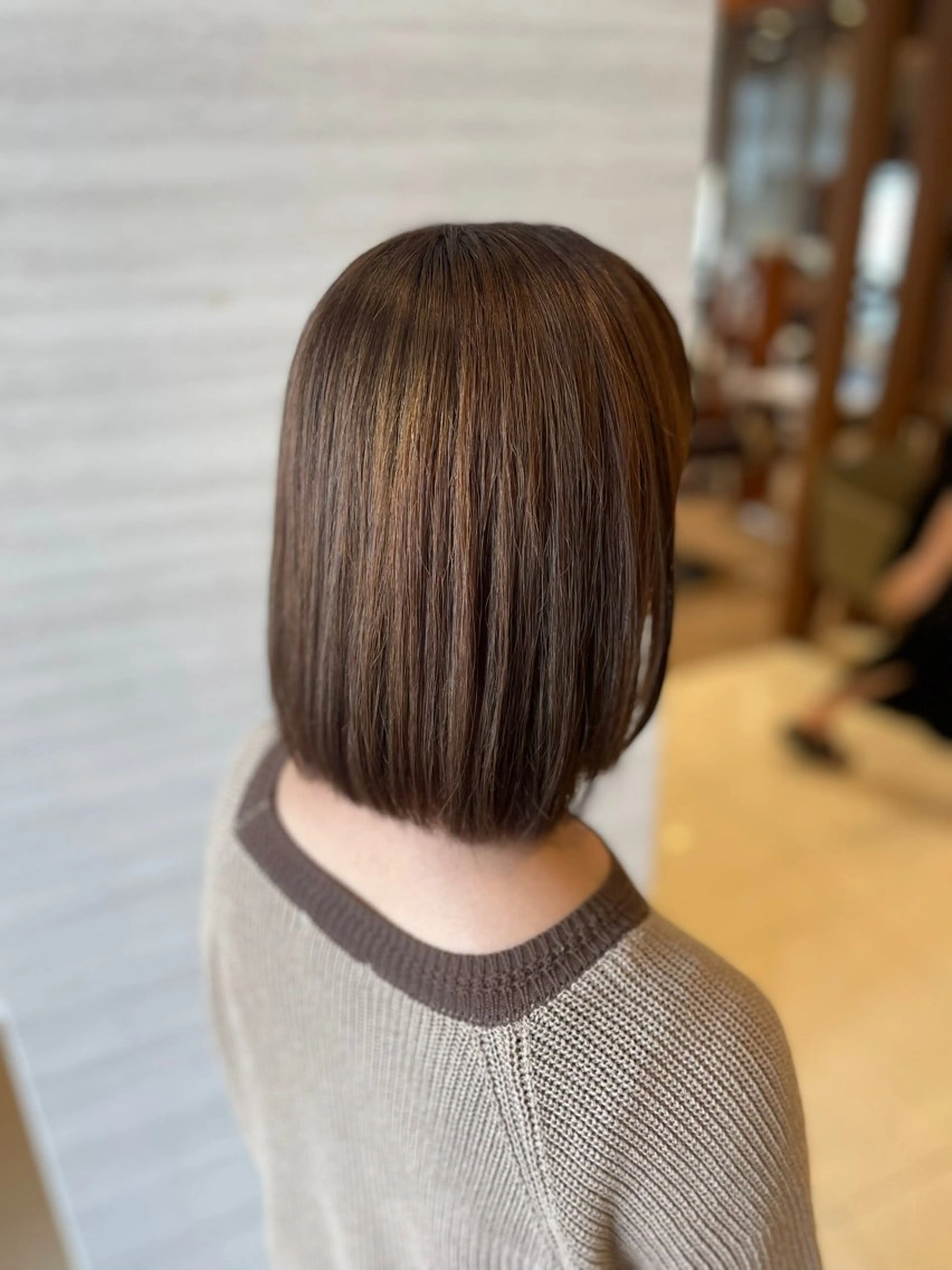 ミディアム 仙石 愛のヘアスタイル