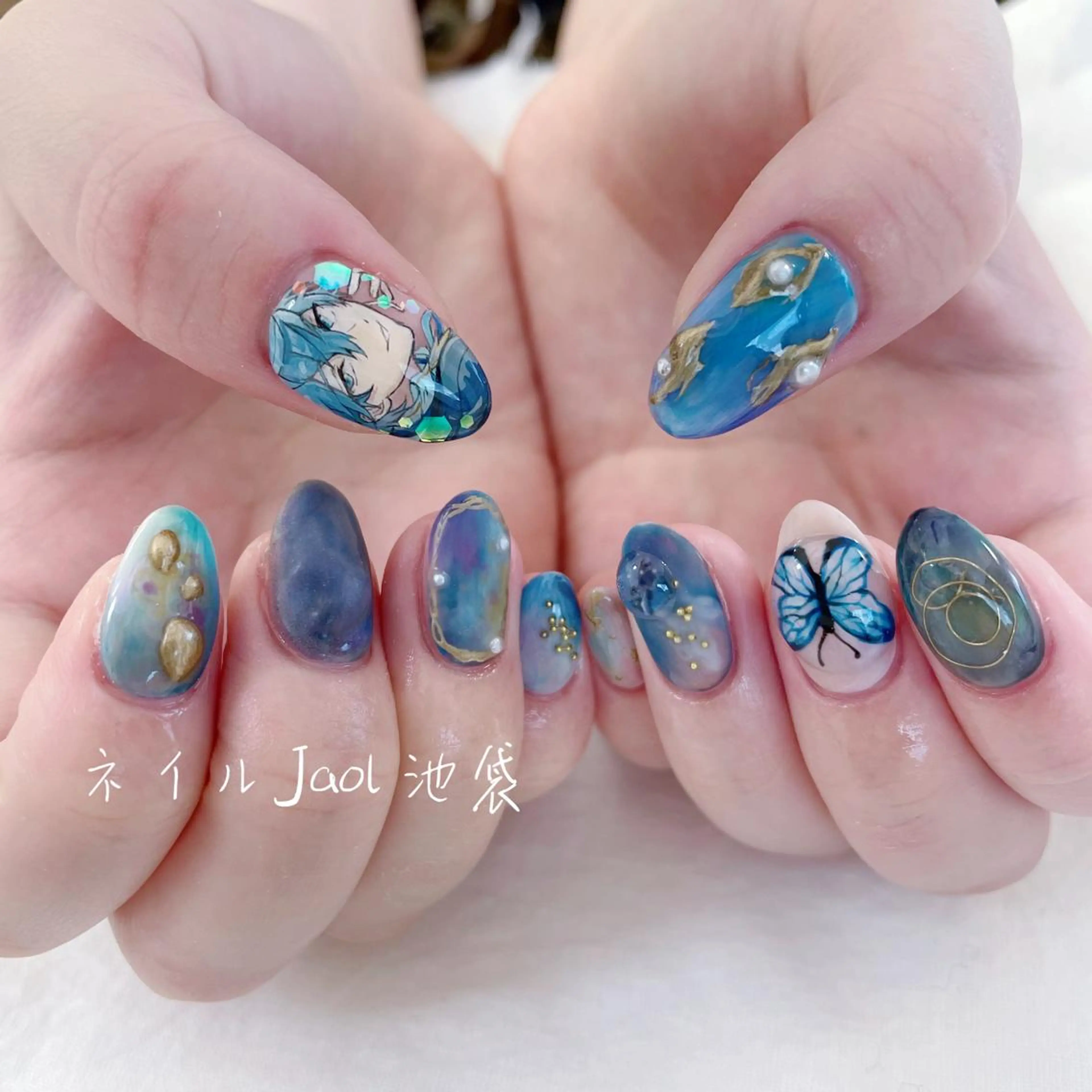 ミディアム nail jaol池袋店所属・ネイルJaol 池袋のネイルデザイン