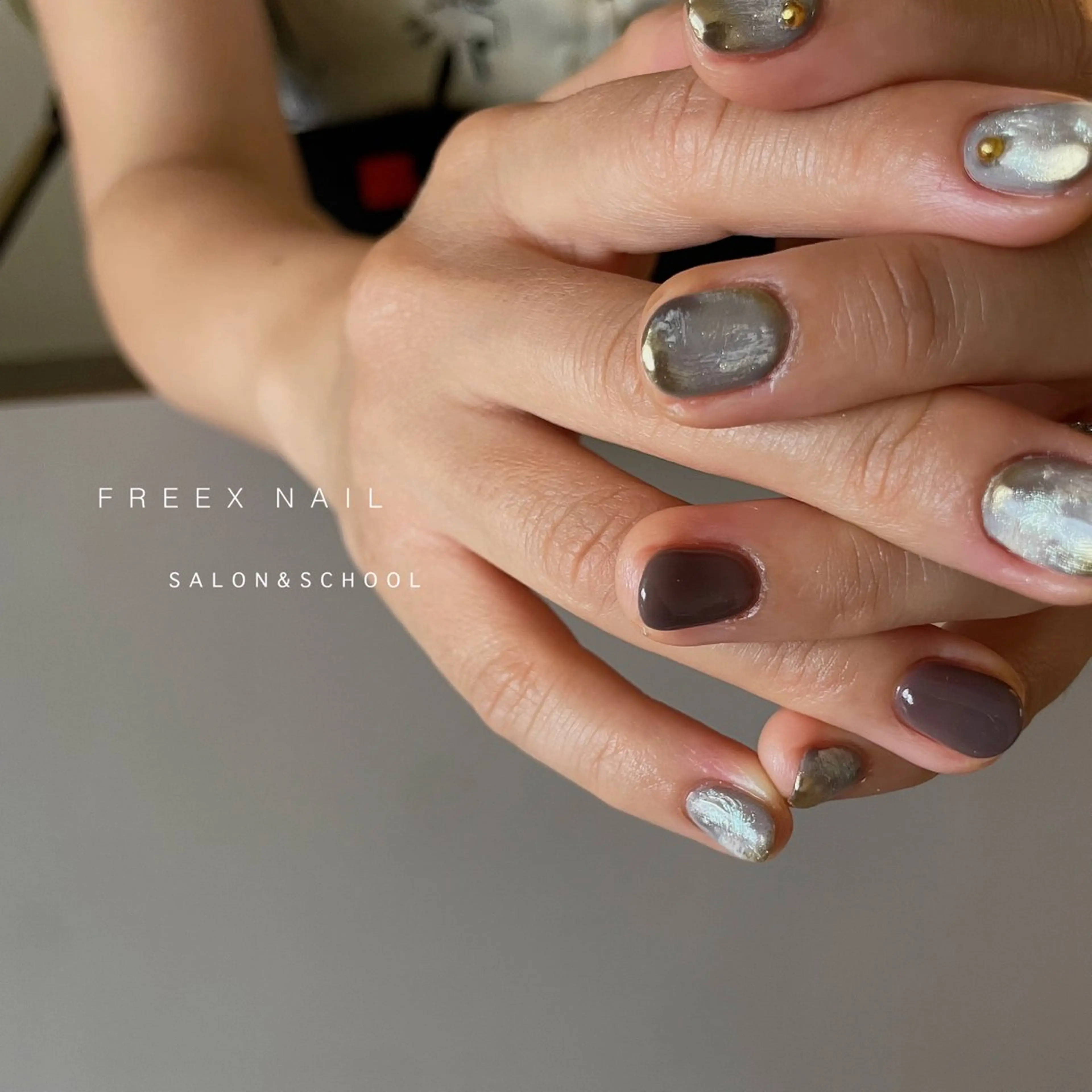 ネイル ニュアンスネイル ハンドネイル ハンドケア freex nail /ニュアンス/個性派のネイルデザイン