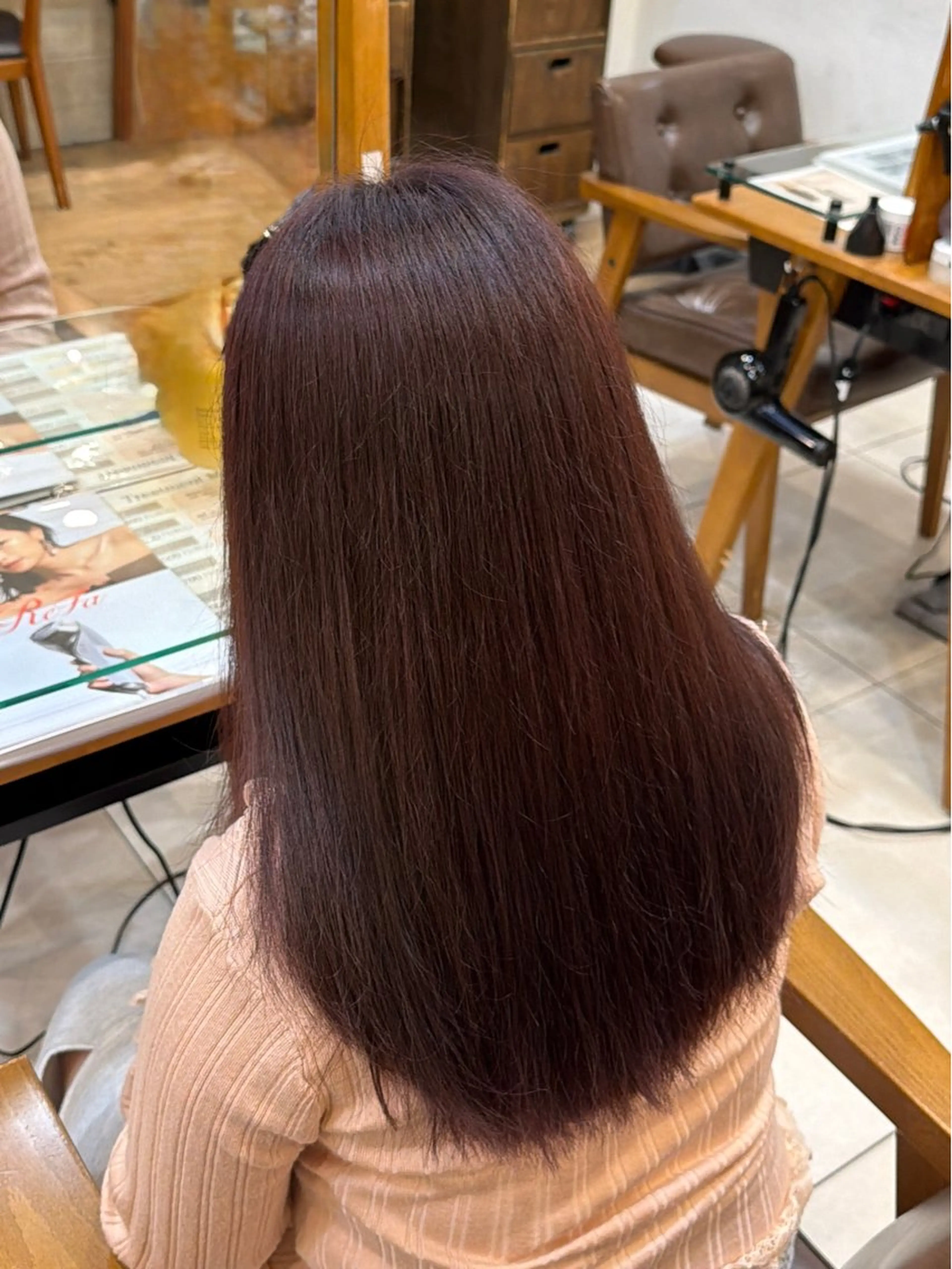 セミロング カラー ラベンダーカラー ピンクカラー ピンクラベンダー ヘアカラー nanae🌷 吉祥寺のヘアスタイル