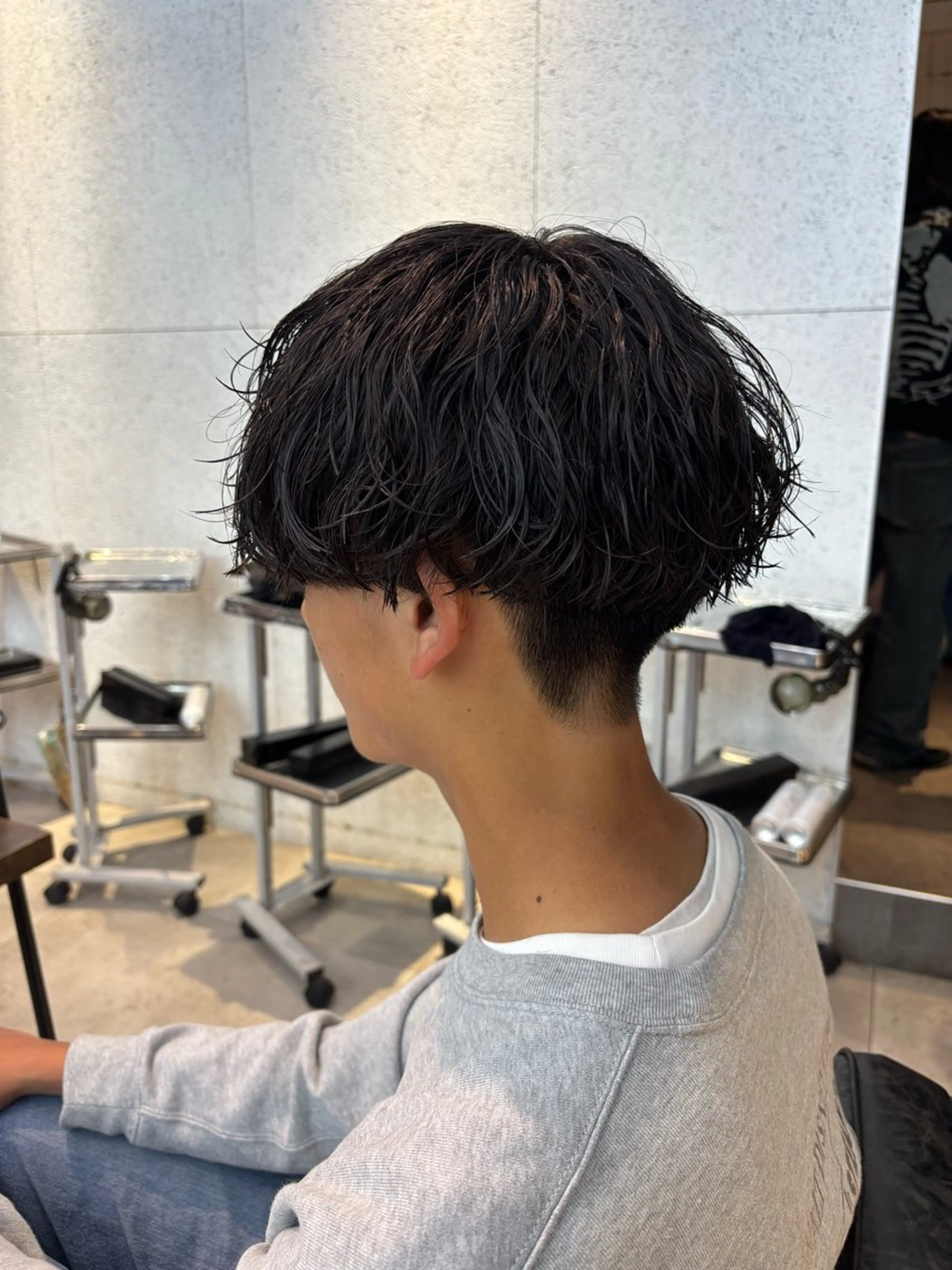 ショート パーマ メンズ カット パーマ men's/perm colorDaijuのヘアスタイル