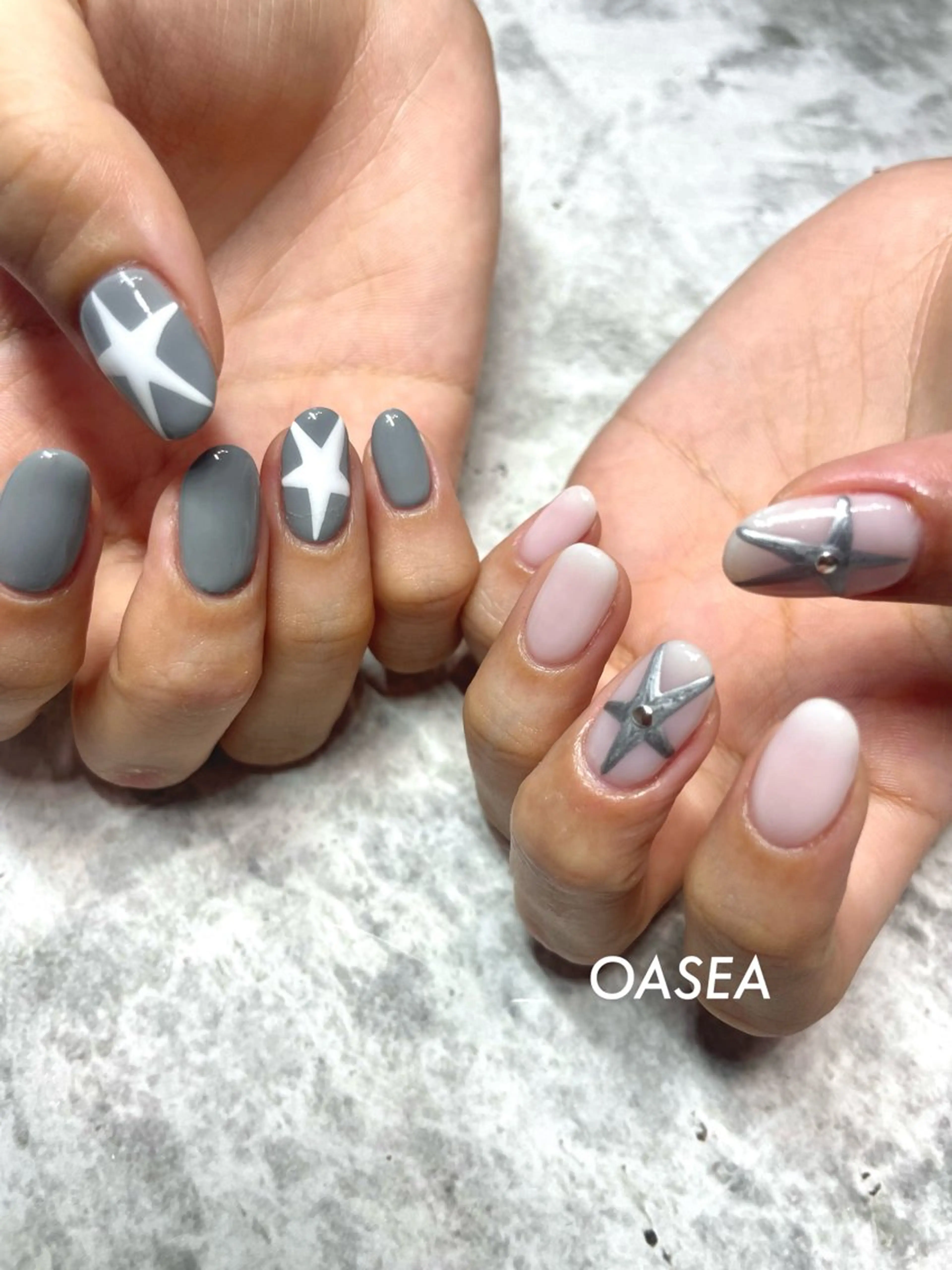 ネイル ハンドネイル 🌞💜 KAORI 🌴のネイルデザイン