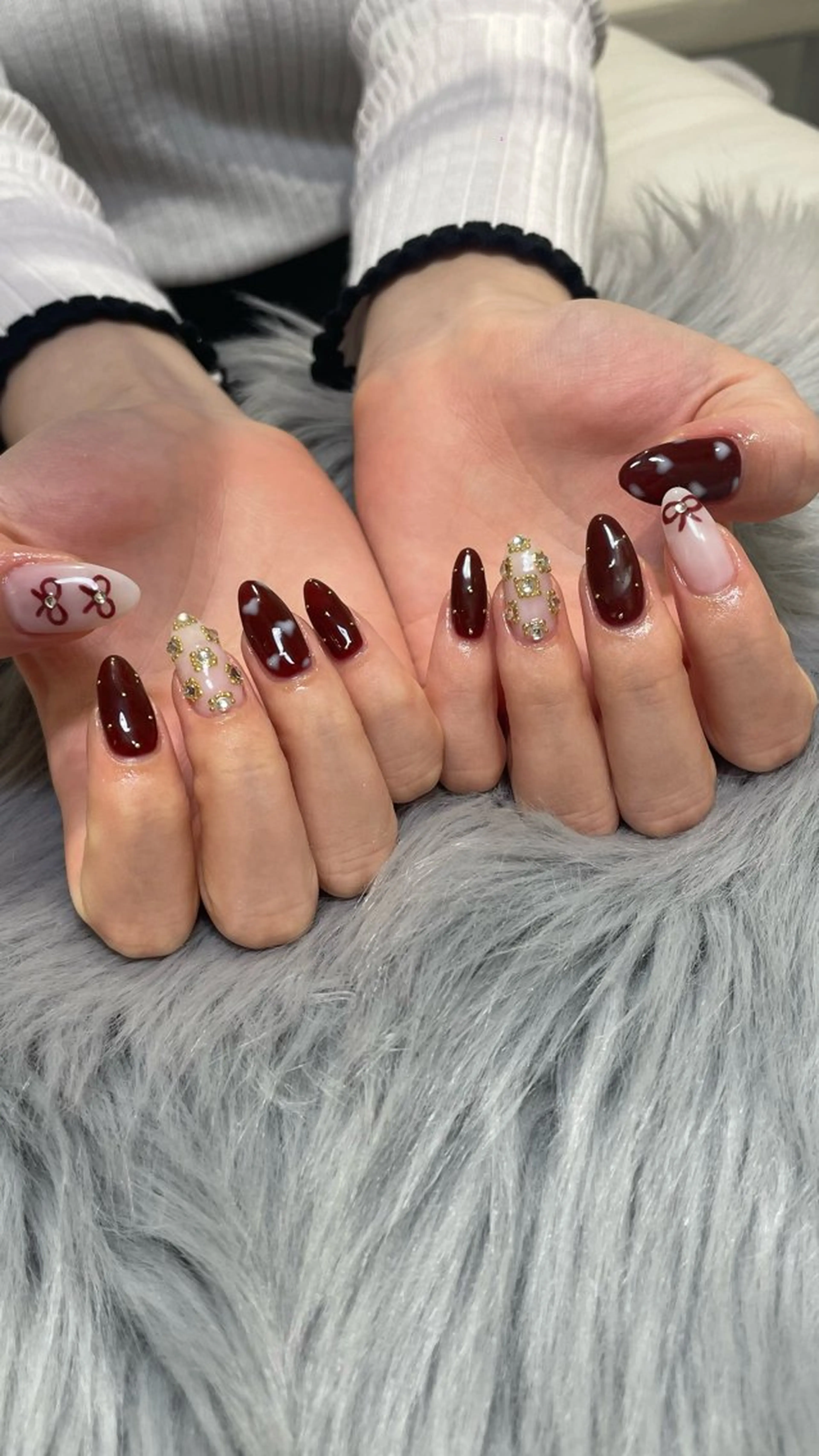 ネイル ラメ(グリッター) RICO Nail パーツつけ放題🌈のネイルデザイン