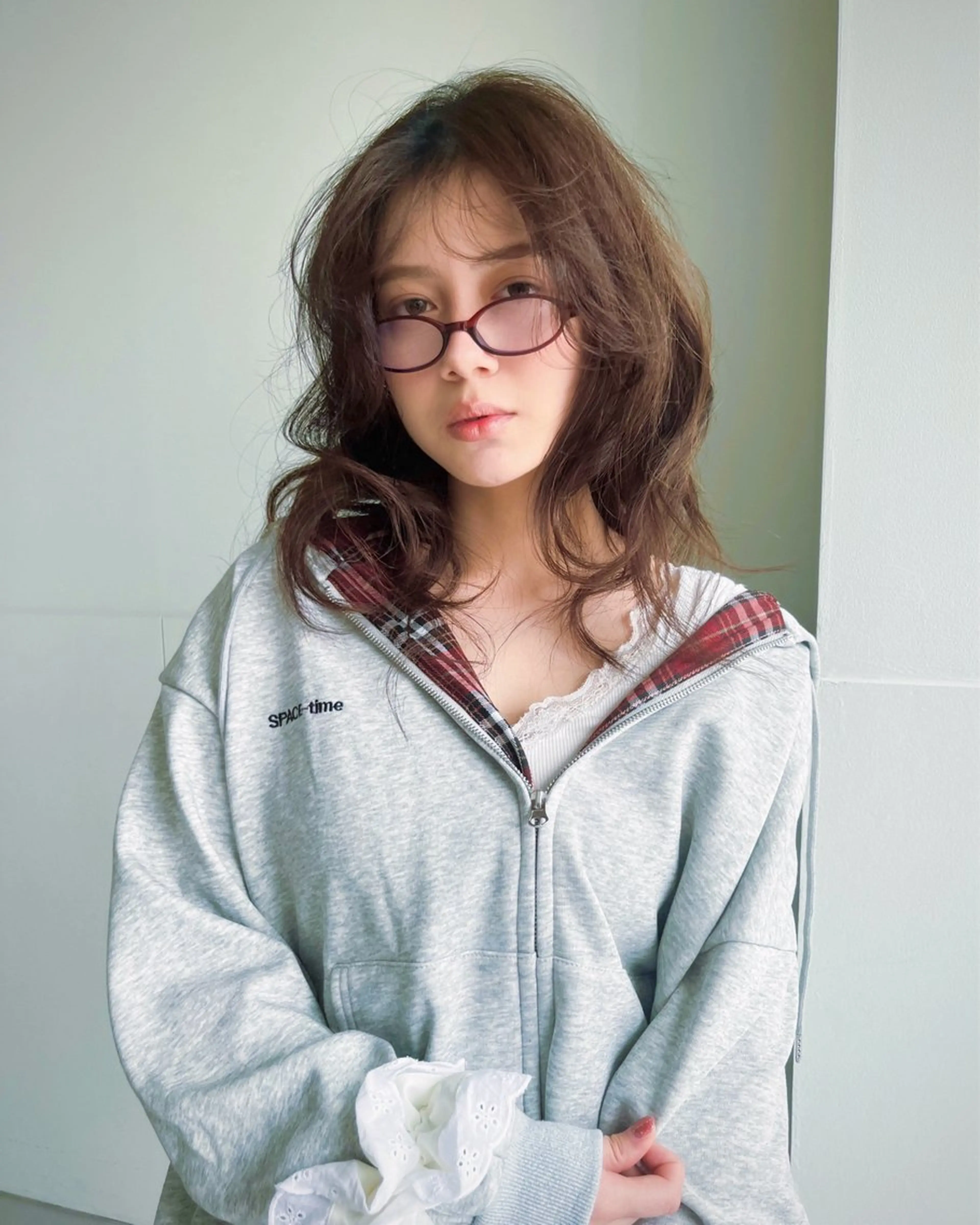 セミロング カラー ヘアカラー レイヤーカット🍏 パーマ/ののかのヘアスタイル