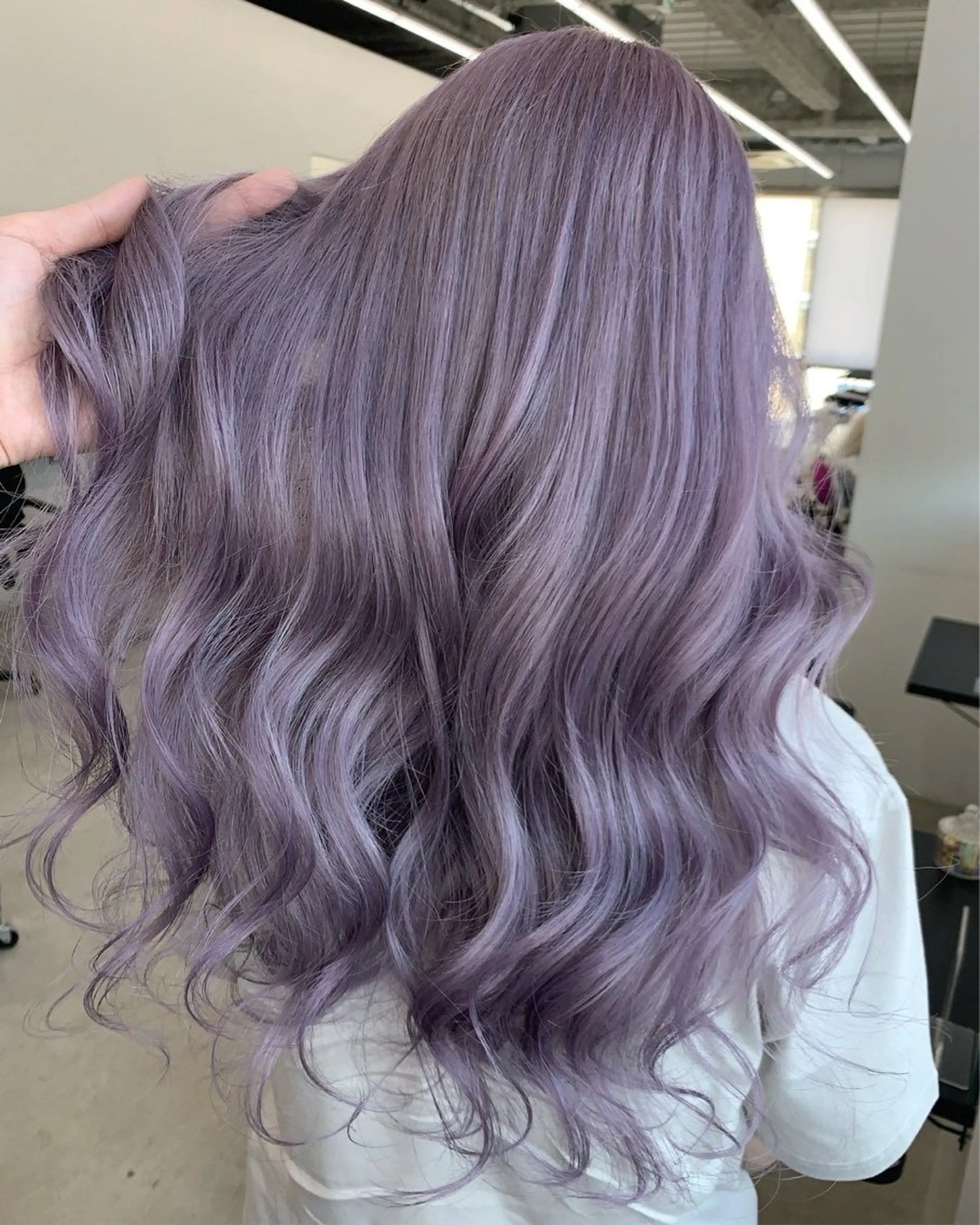 ロング カラー ヘアカラー トリートメント 大平 琶月のヘアスタイル