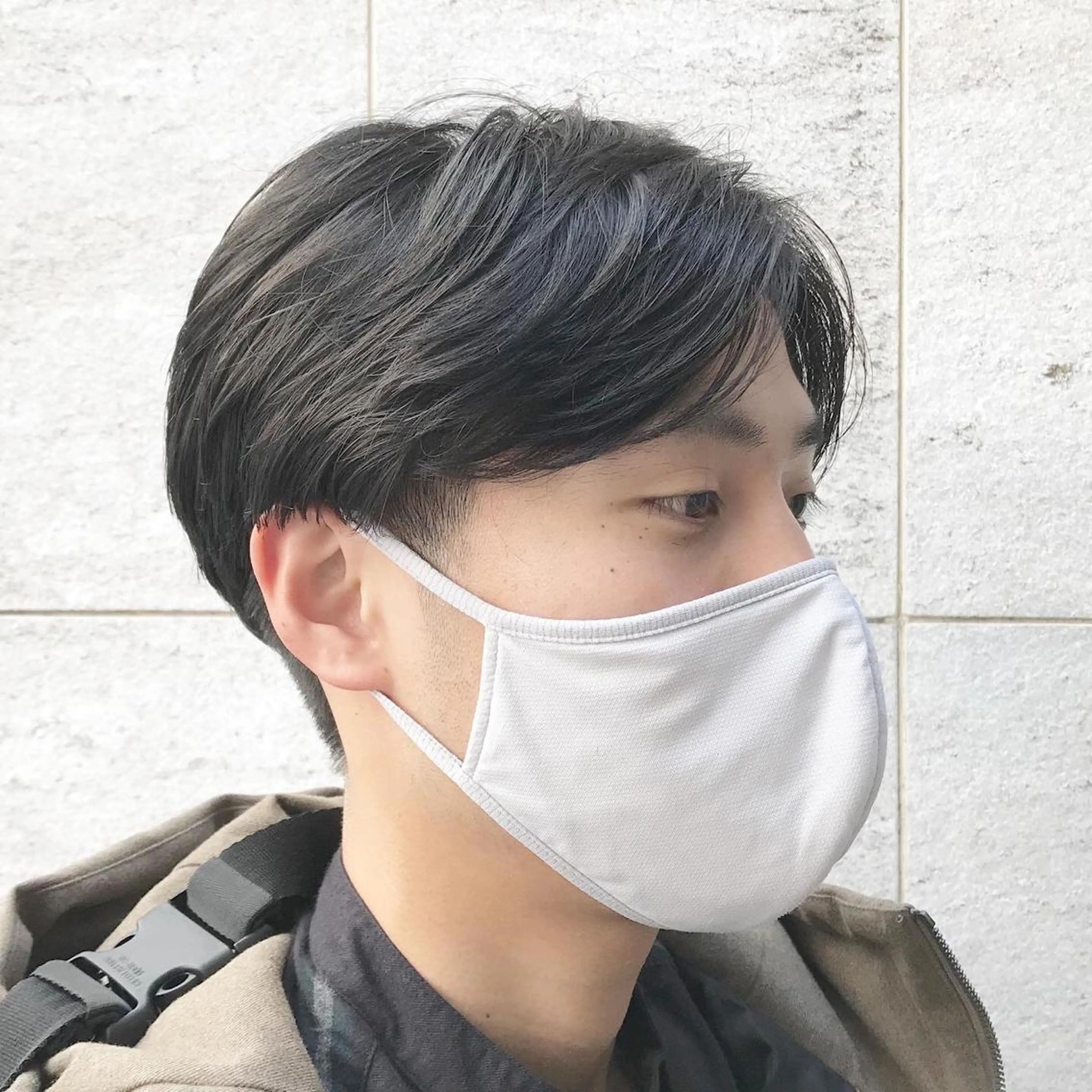 ショート パーマ メンズ センターパート メンズパーマ ショートヘア カット パーマ トリートメント ✂︎ウルフ・ショート ✂︎MIKUNIのヘアスタイル