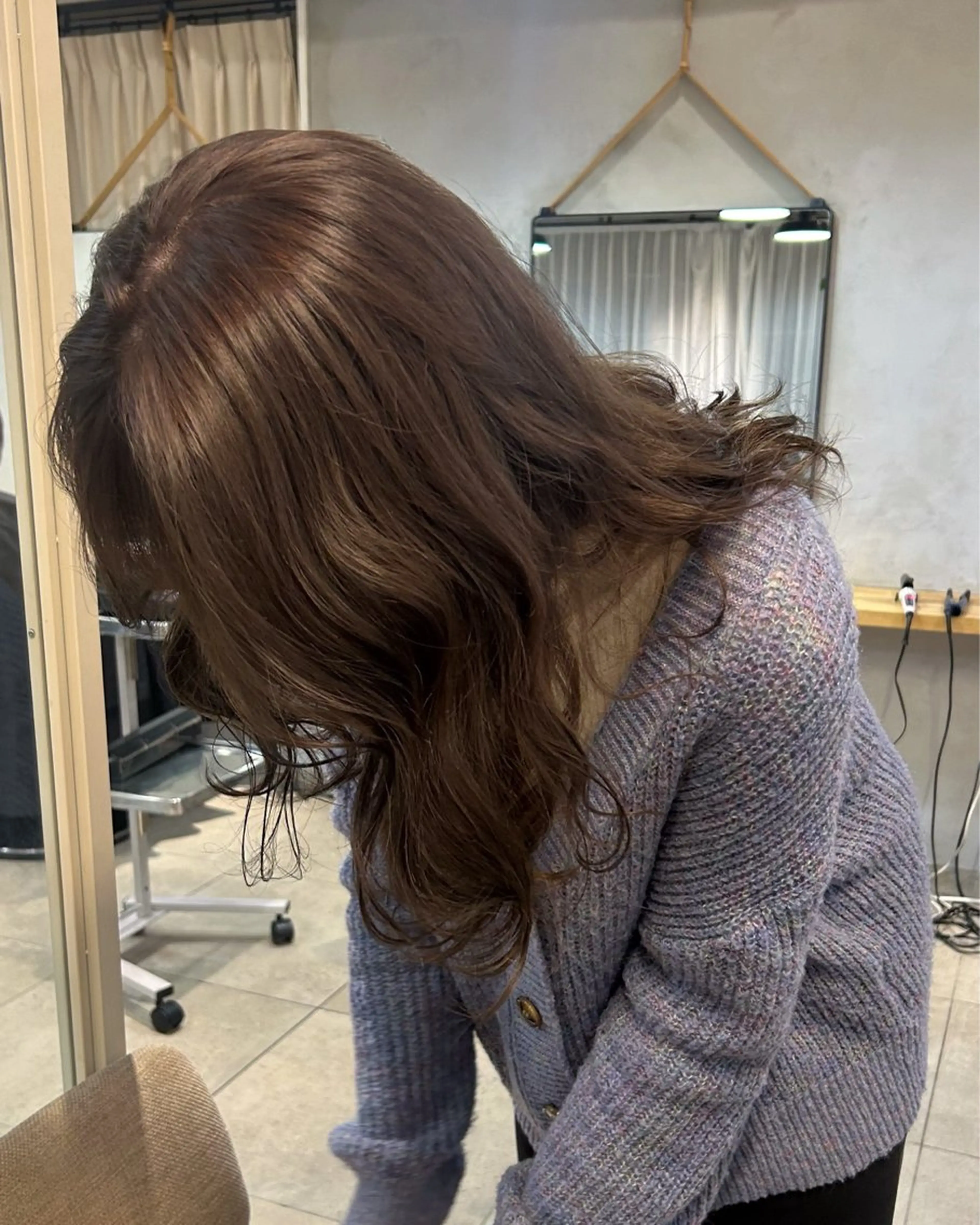 ミディアム カラー じゅわっと暖色カラー 🍊Moemiのヘアスタイル