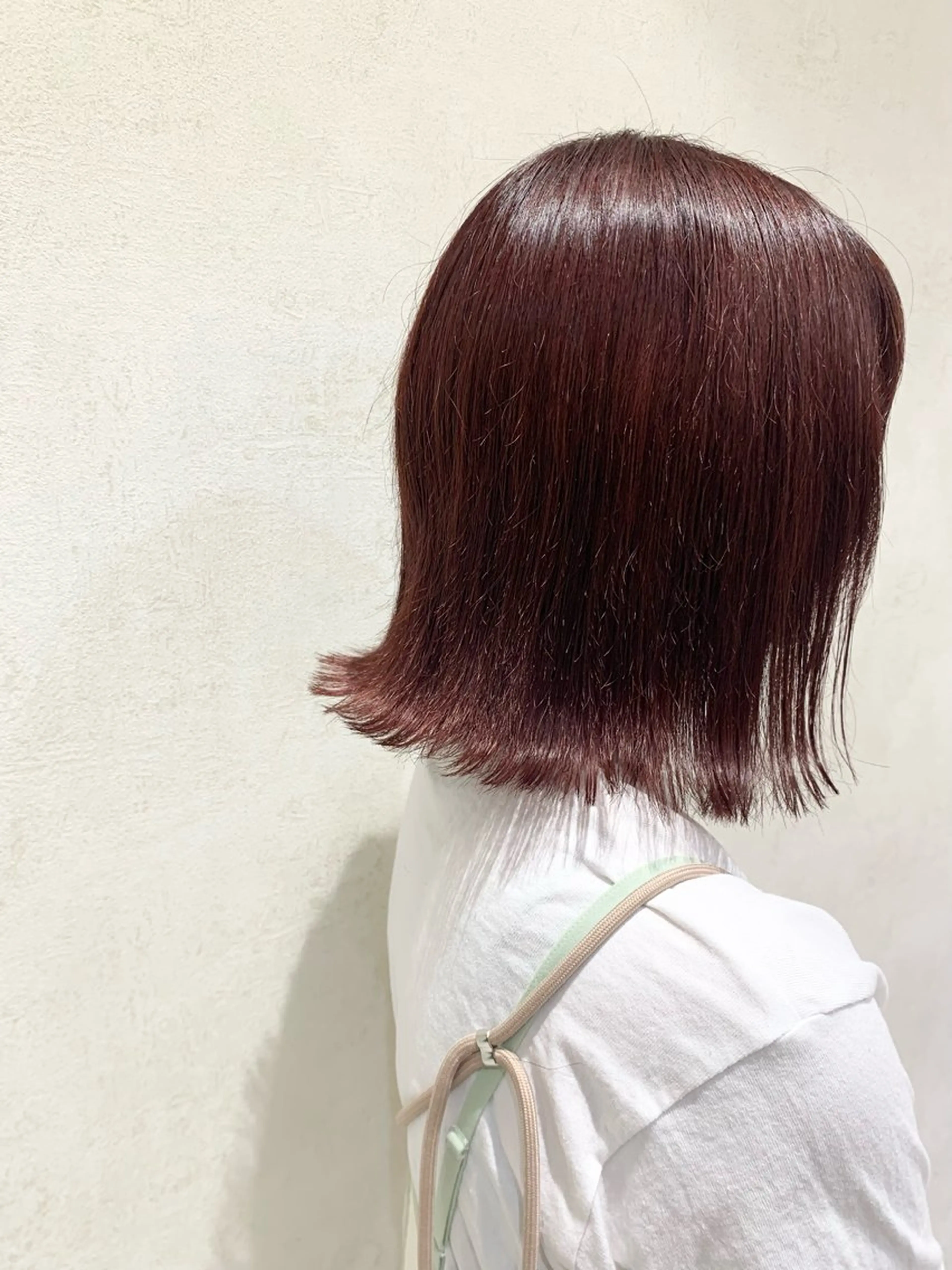 ミディアム カラー フェザー/ニュアンス パーマ/ryutoのヘアスタイル