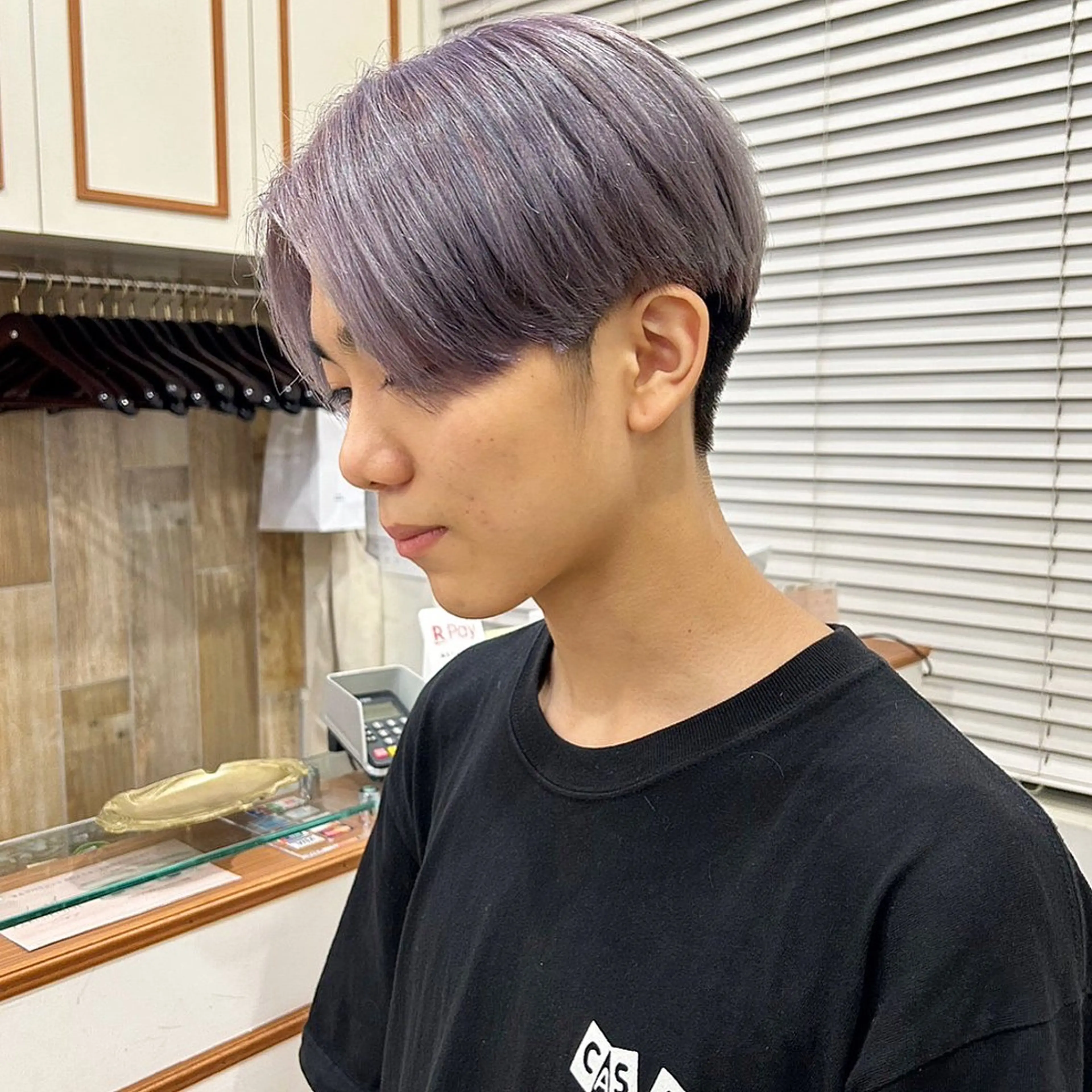 カラー メンズ メンズブリーチ ブリーチ clan .のヘアスタイル