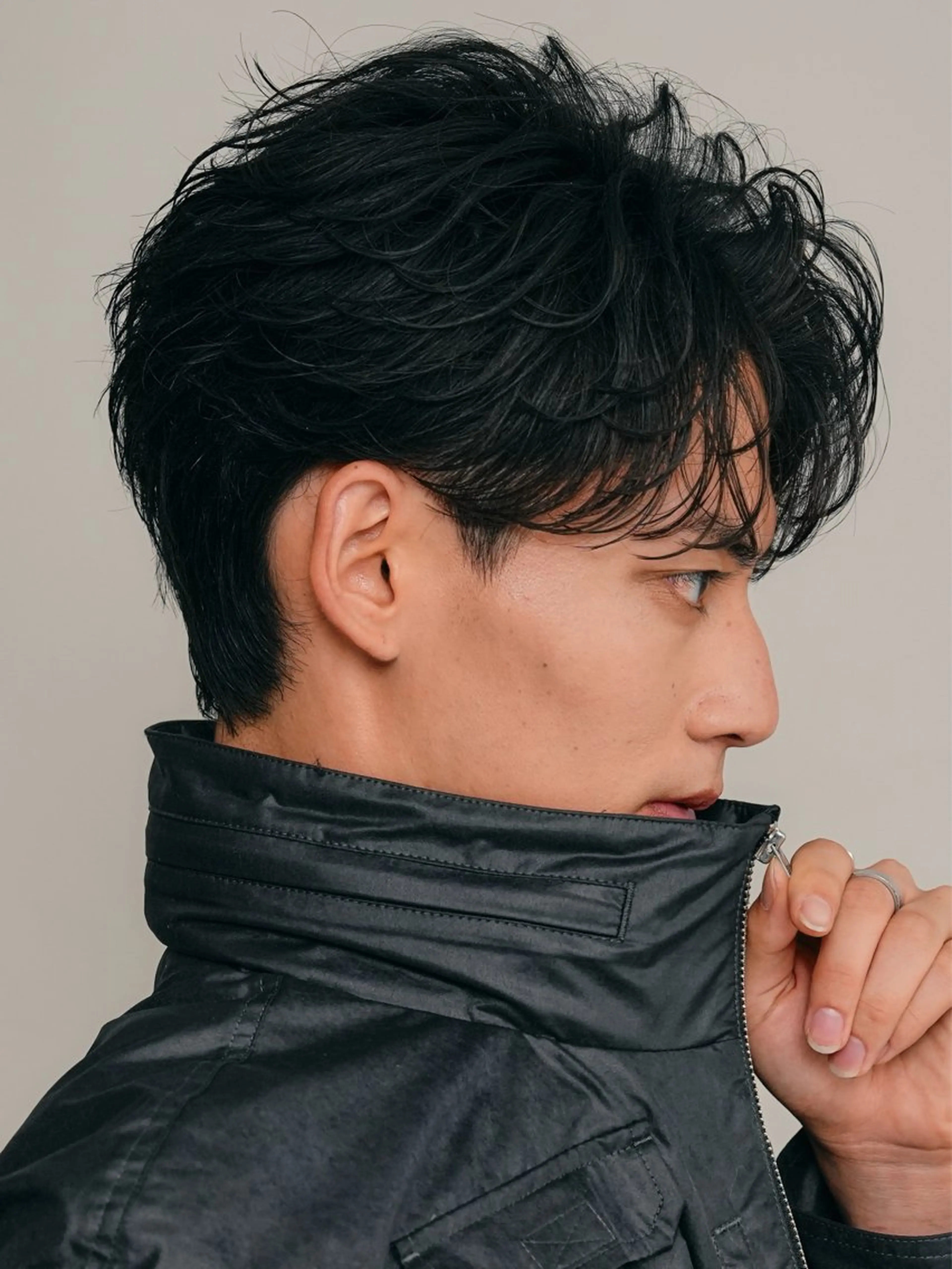 パーマ メンズ カット パーマ ヘアセット fifth神宮前 たつやのヘアスタイル