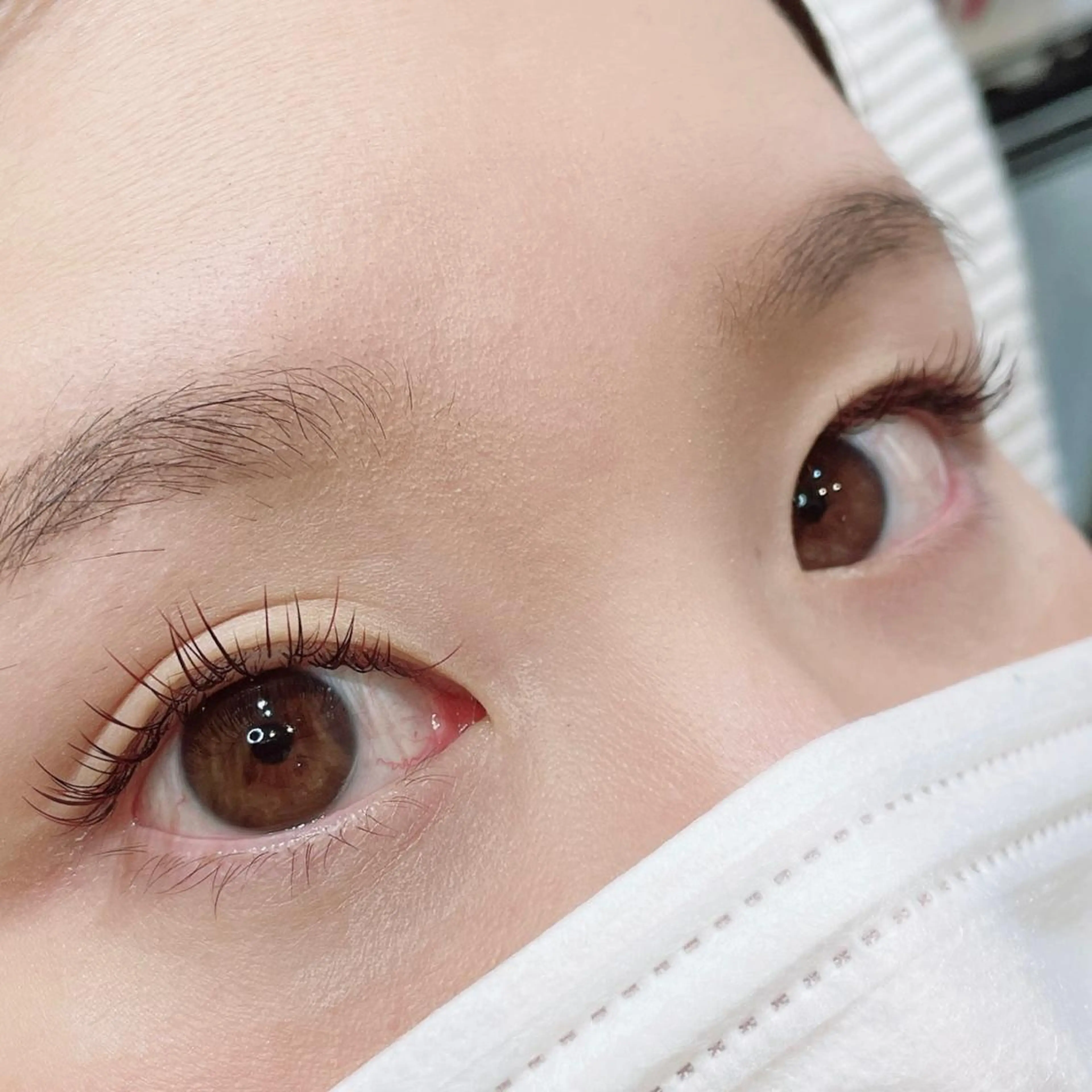 マツエク・マツパ Cカール カラーマツエク フラットラッシュ ナチュラル SEALA 高石の眉毛・アイブロウイメージ