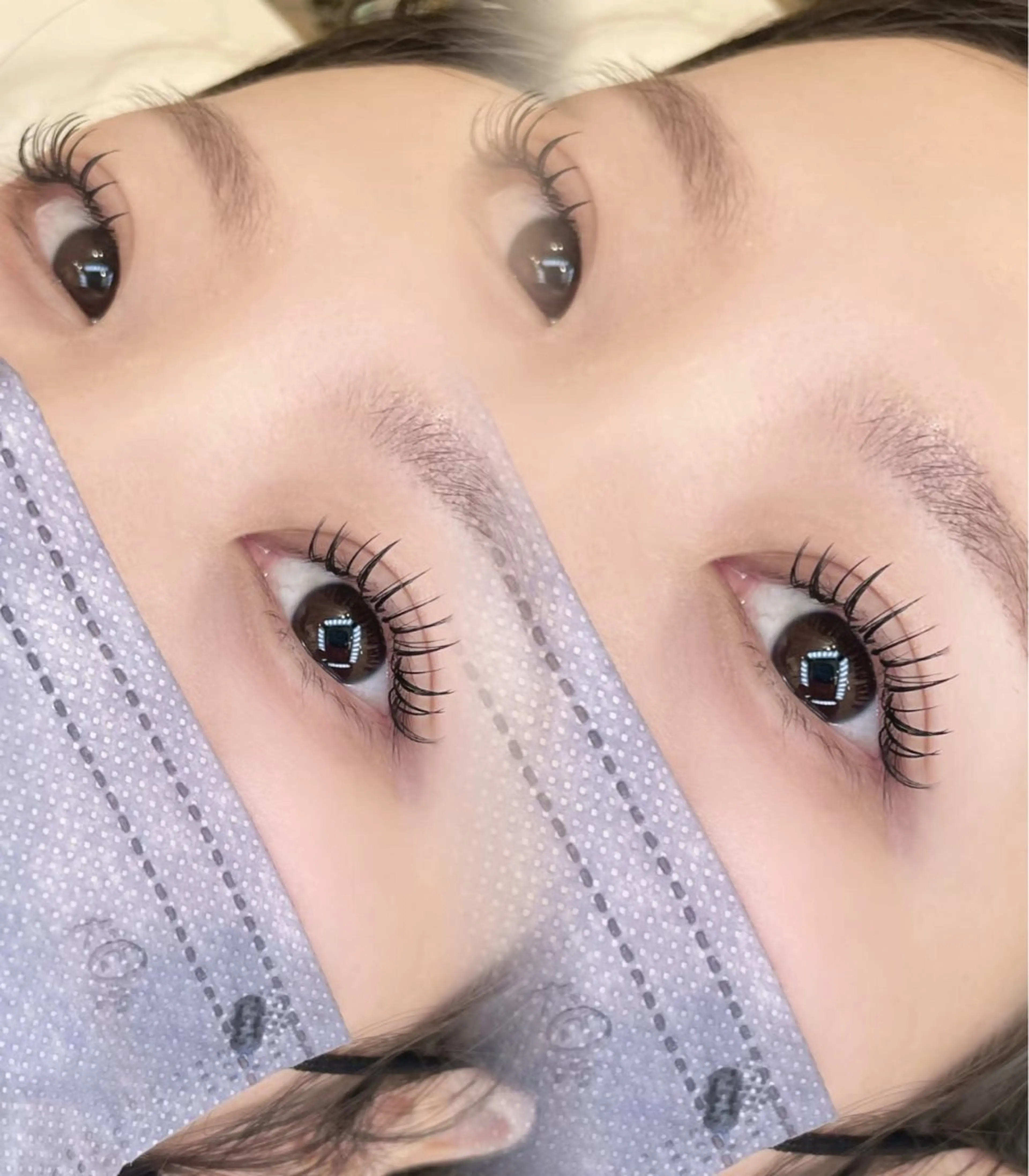 【人気急上昇🔥】ダブルフラットラッシュ80束＋コーティング付き✨️の写真