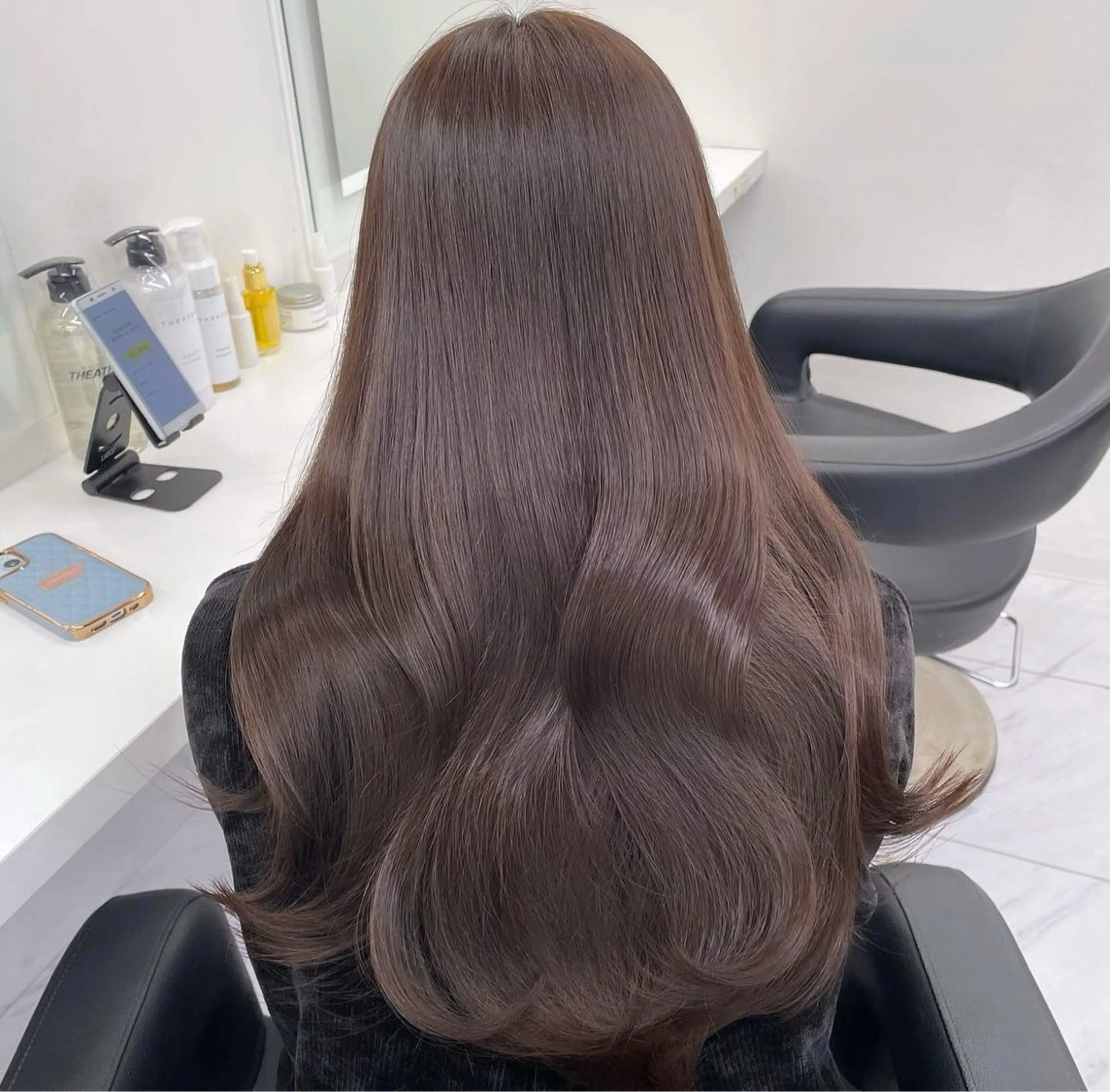 ロング ヘアカラー トリートメント 🤍透明感/韓国風/ レイヤー/優大🤍のヘアスタイル