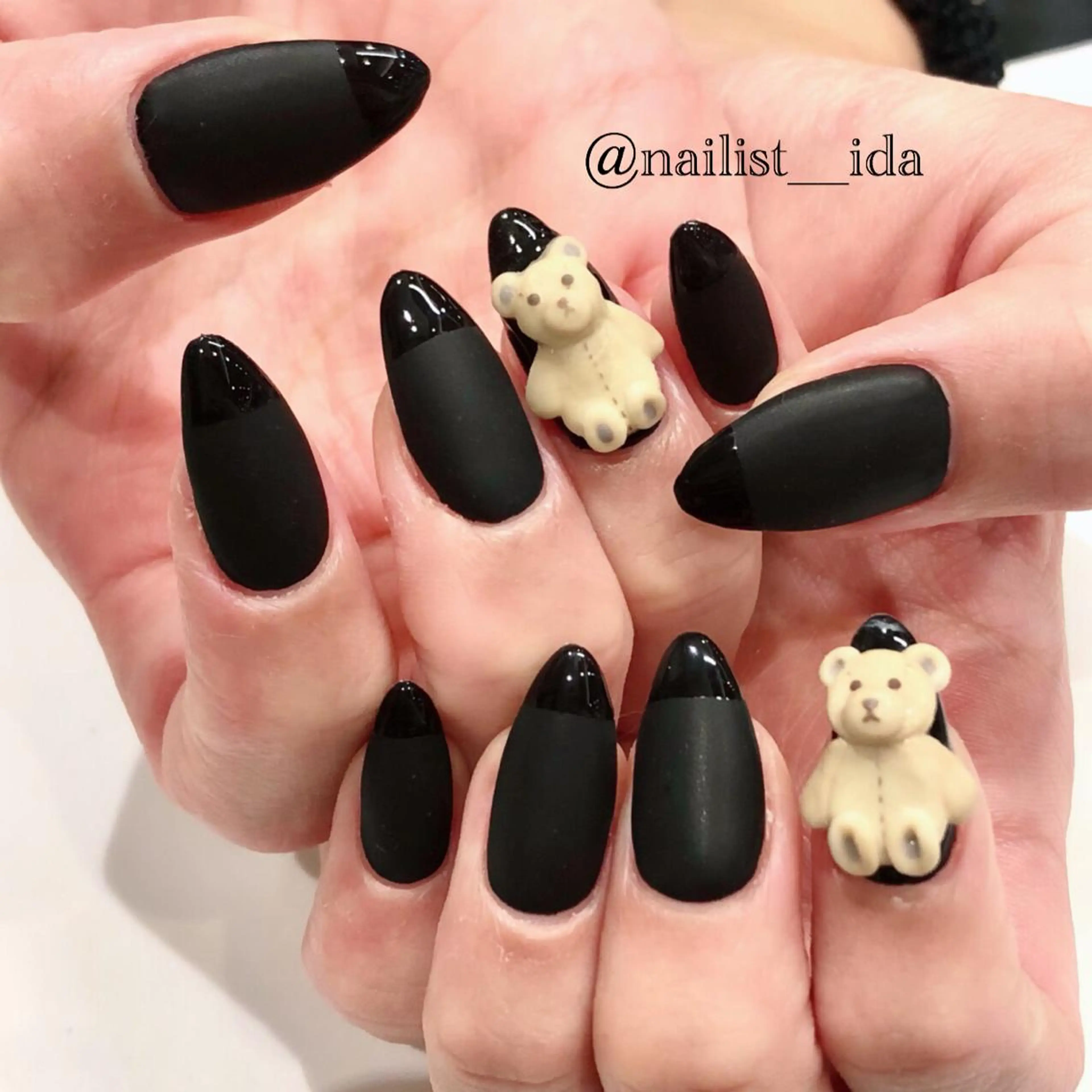 ネイル マットネイル Arowa 伊田のネイルデザイン