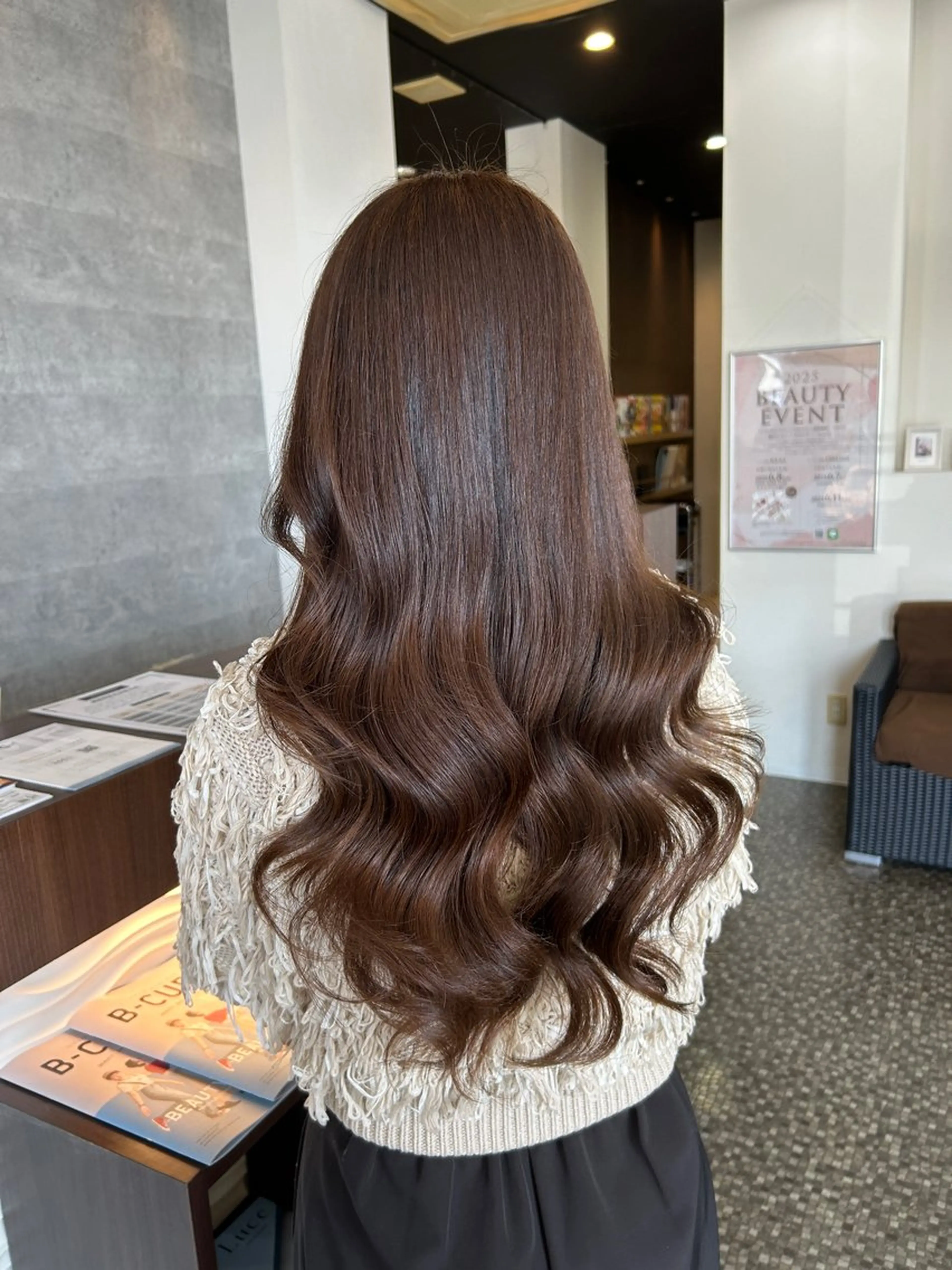 ロング カラー 韓国風ヘア レイヤーカット 韓国ヘア🤍ワンホン 🤍あやかのヘアスタイル