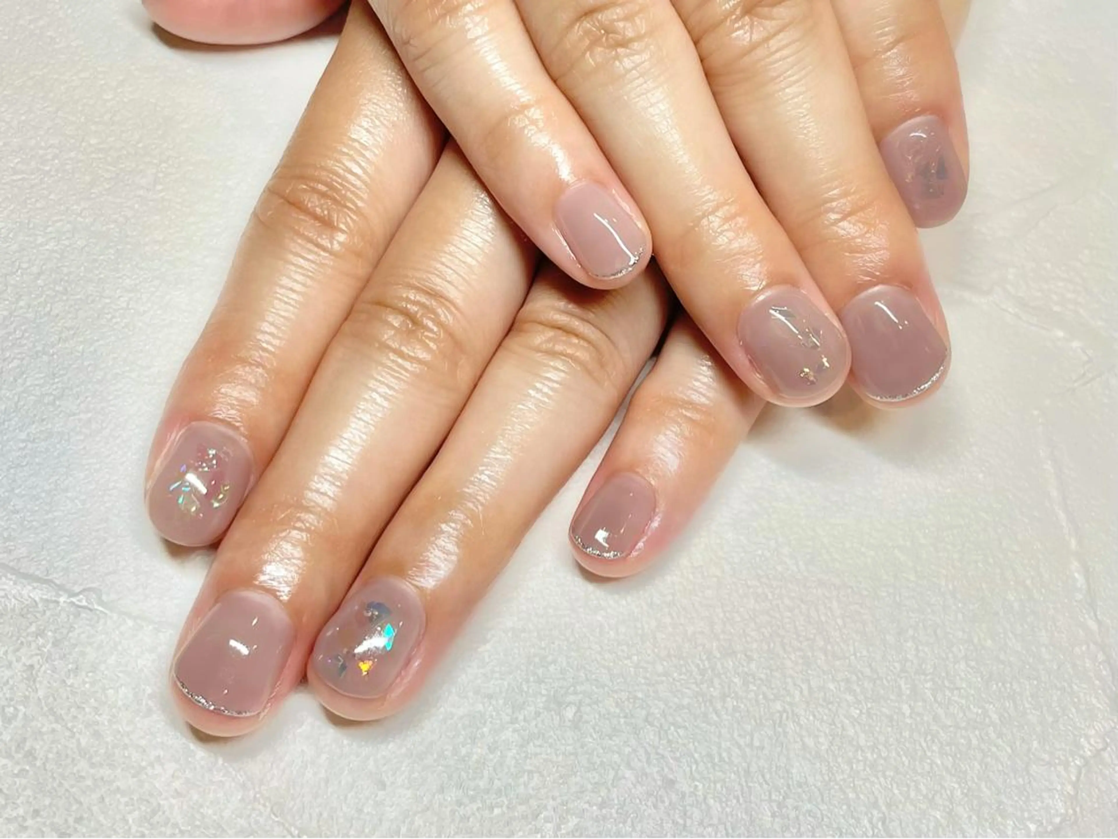 ネイル シンプルネイル ささき れいなのネイルデザイン