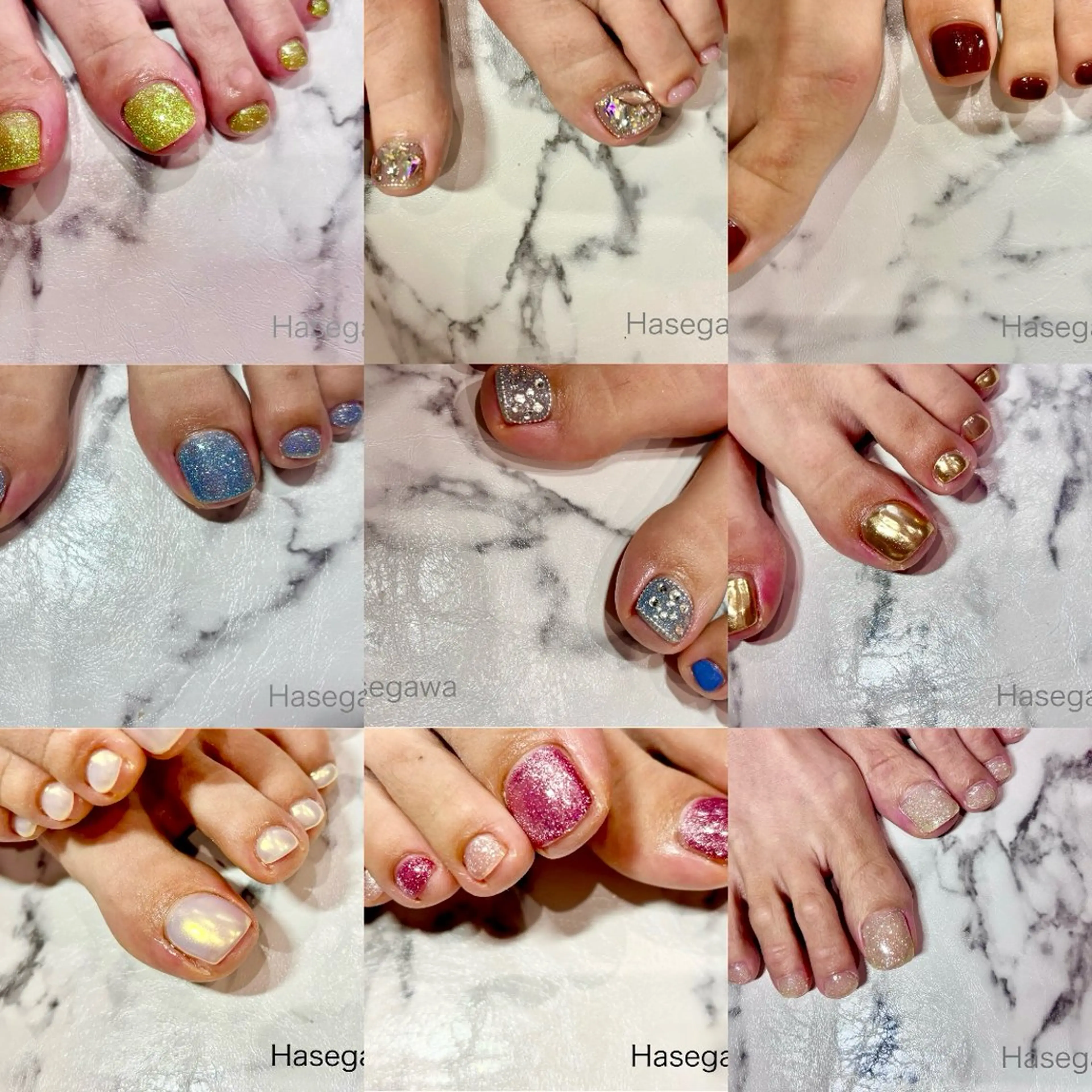 ネイル フットネイル DROP 長谷川のネイルデザイン