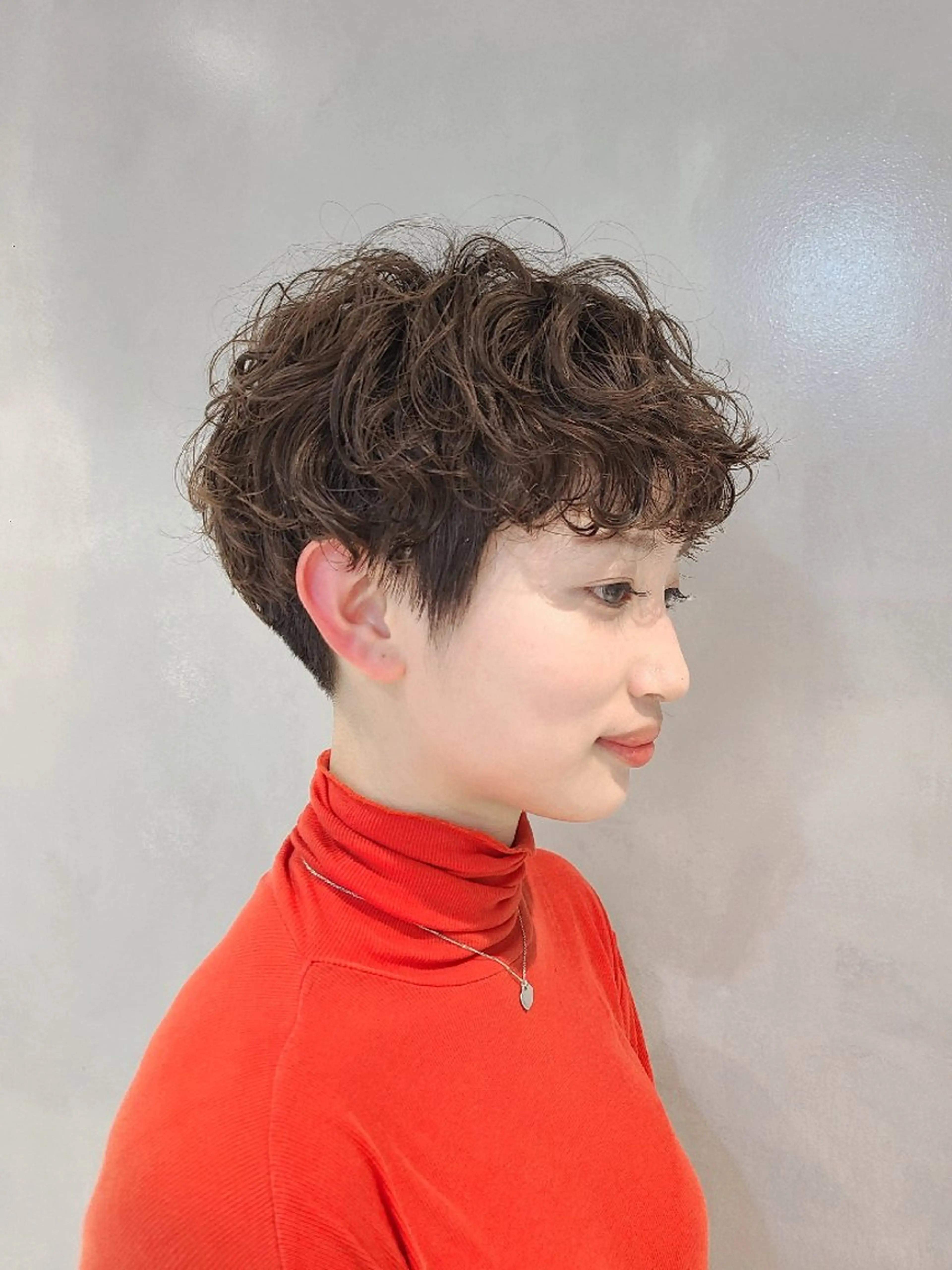 ショート パーマ ショート・ボブ✂️ 紅葉のヘアスタイル