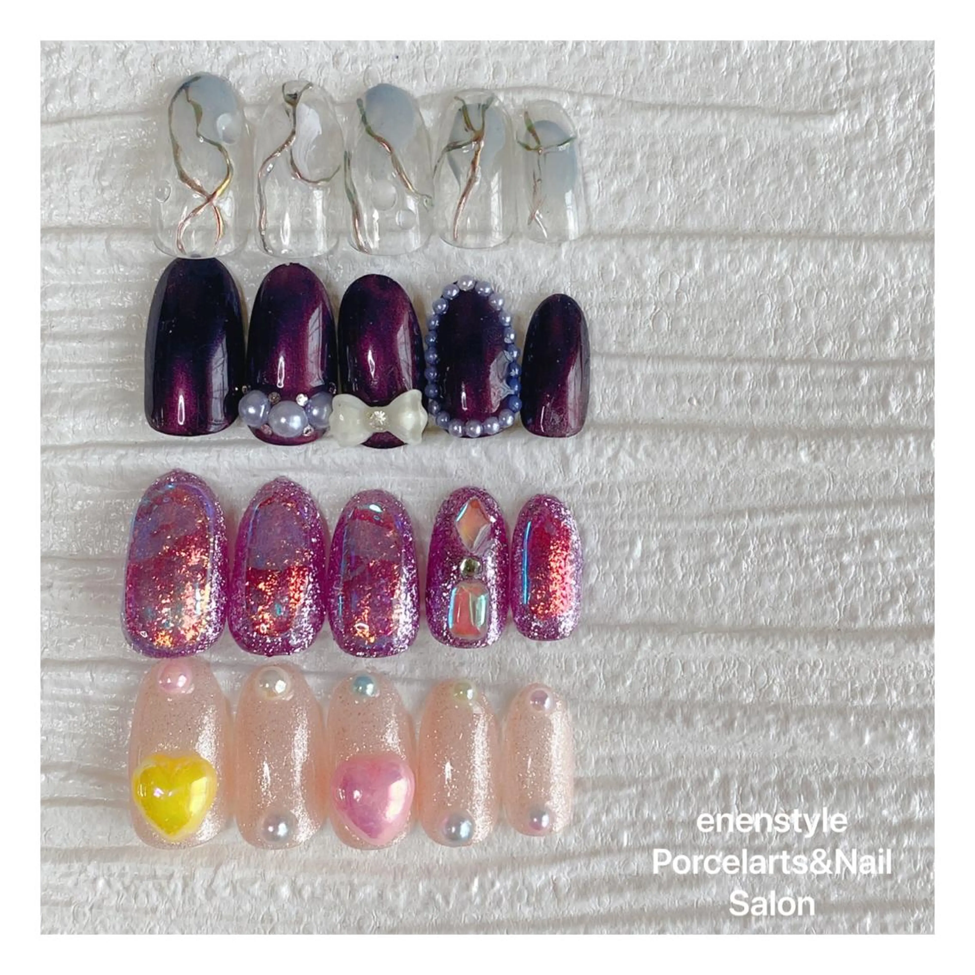 ミディアム ネイル 👑enen style👑のネイルデザイン