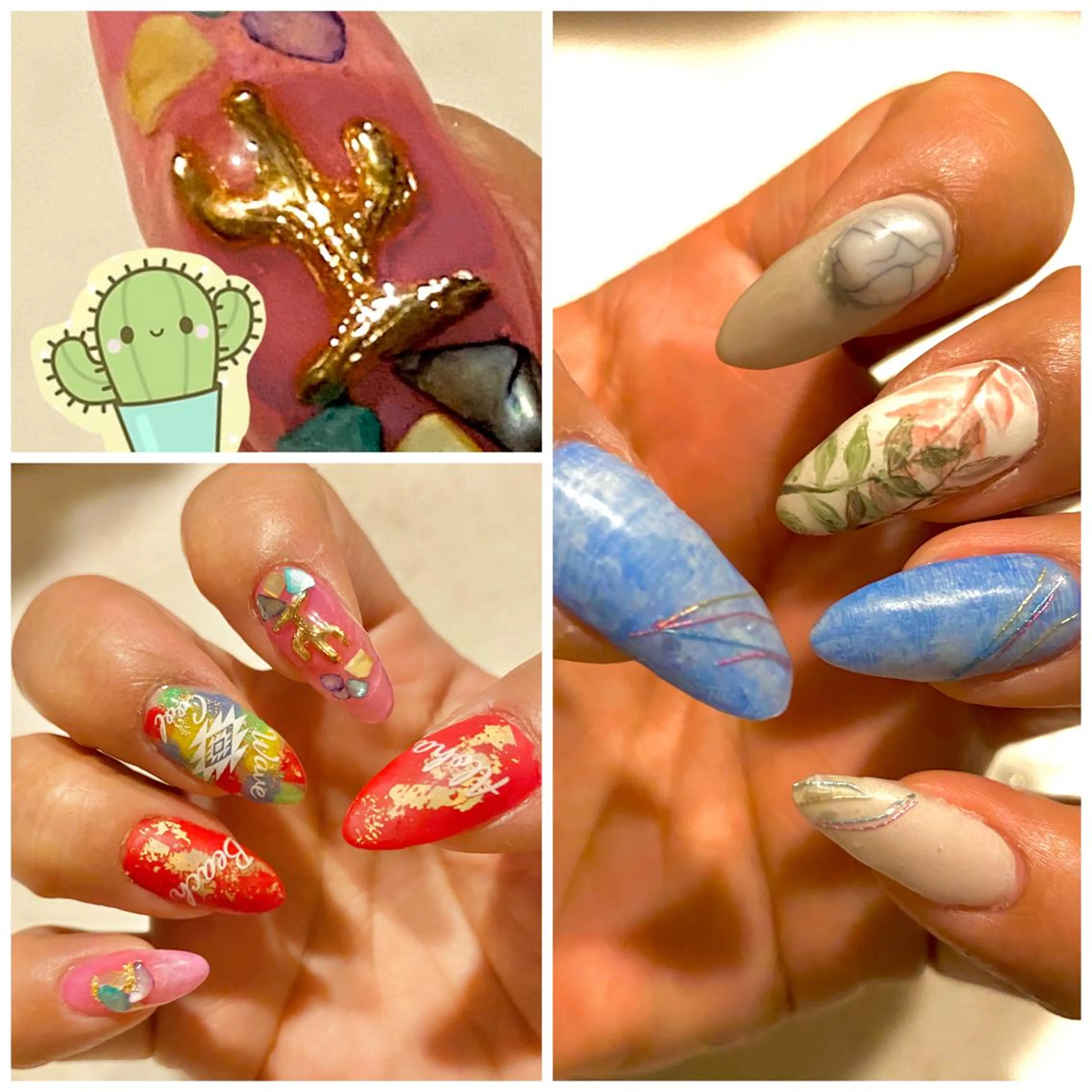 ネイル 夏ネイル VIST☆ ｍａｍｉのネイルデザイン