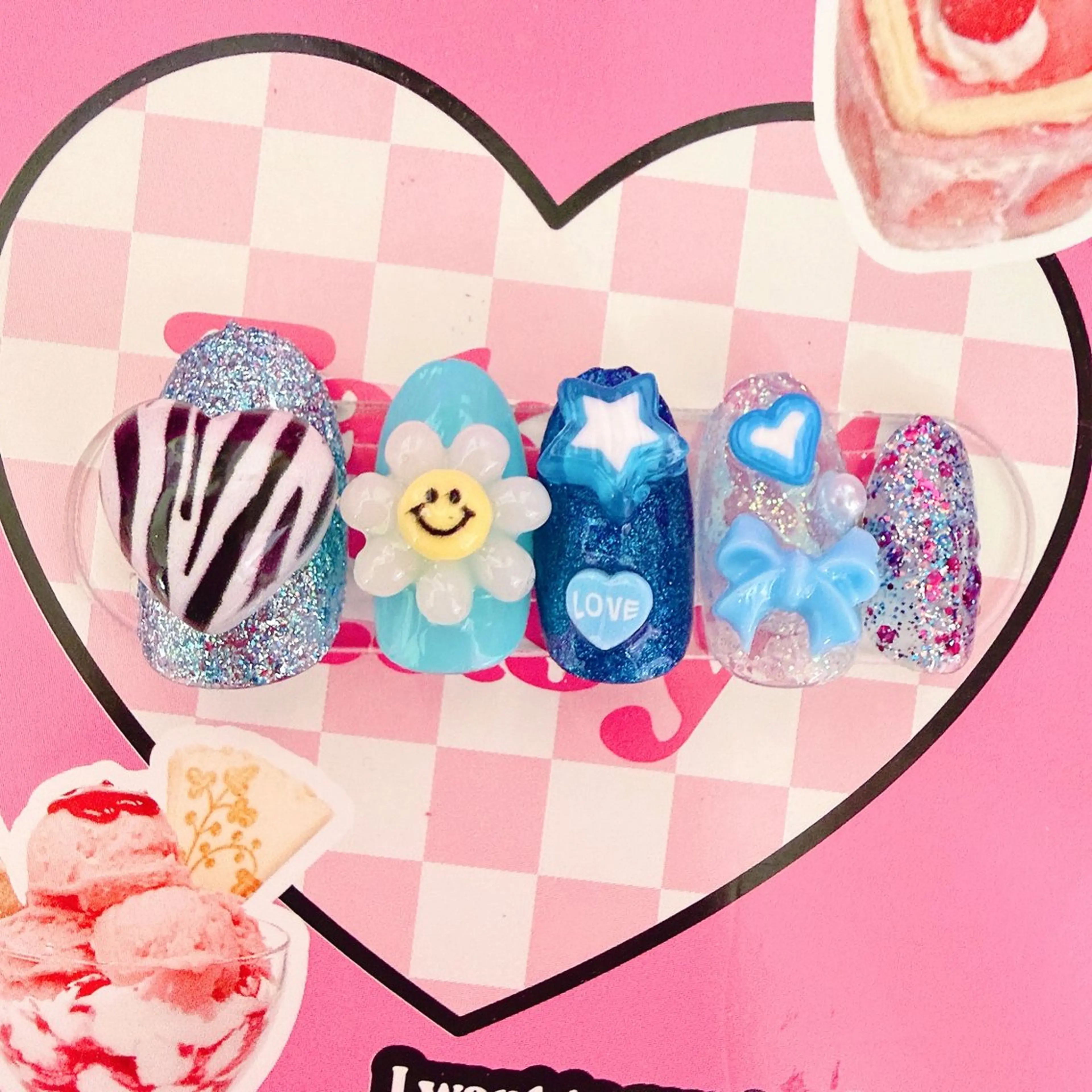 ネイル ハンドネイル MignonReve ♡EIMI🌈のネイルデザイン