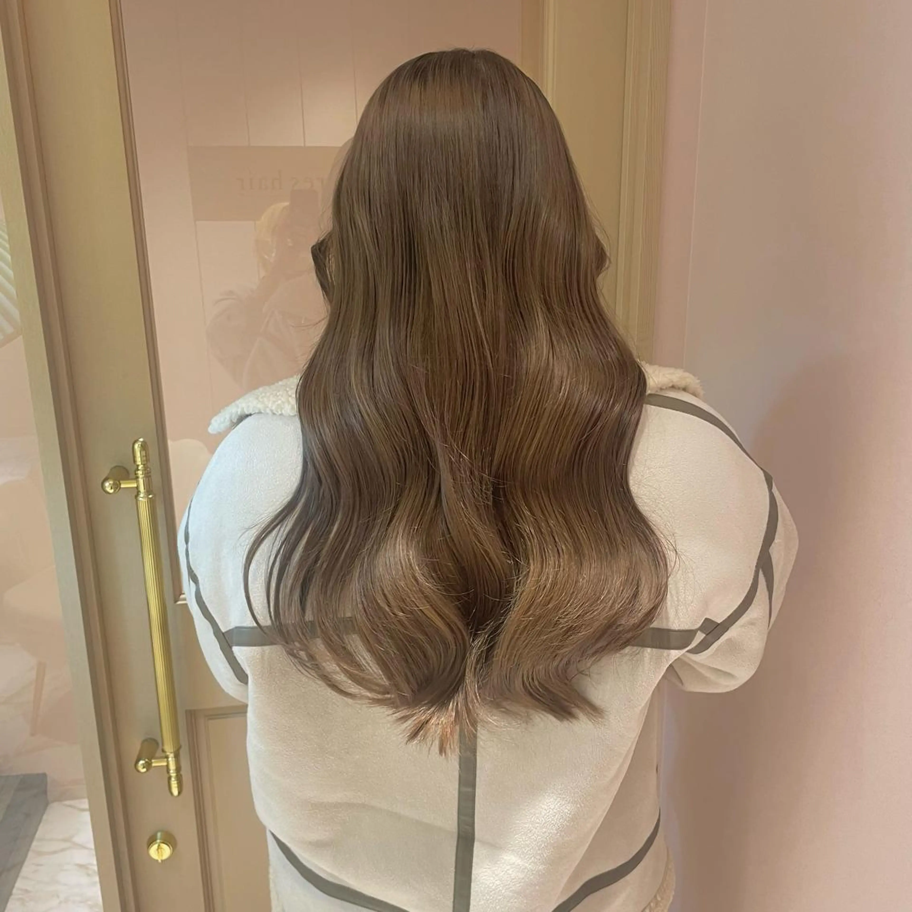 ロング ヘアカラー トリートメント ヘッドスパ マホ/日吉/髪質改善 /レイヤー/ガーリーのヘアスタイル