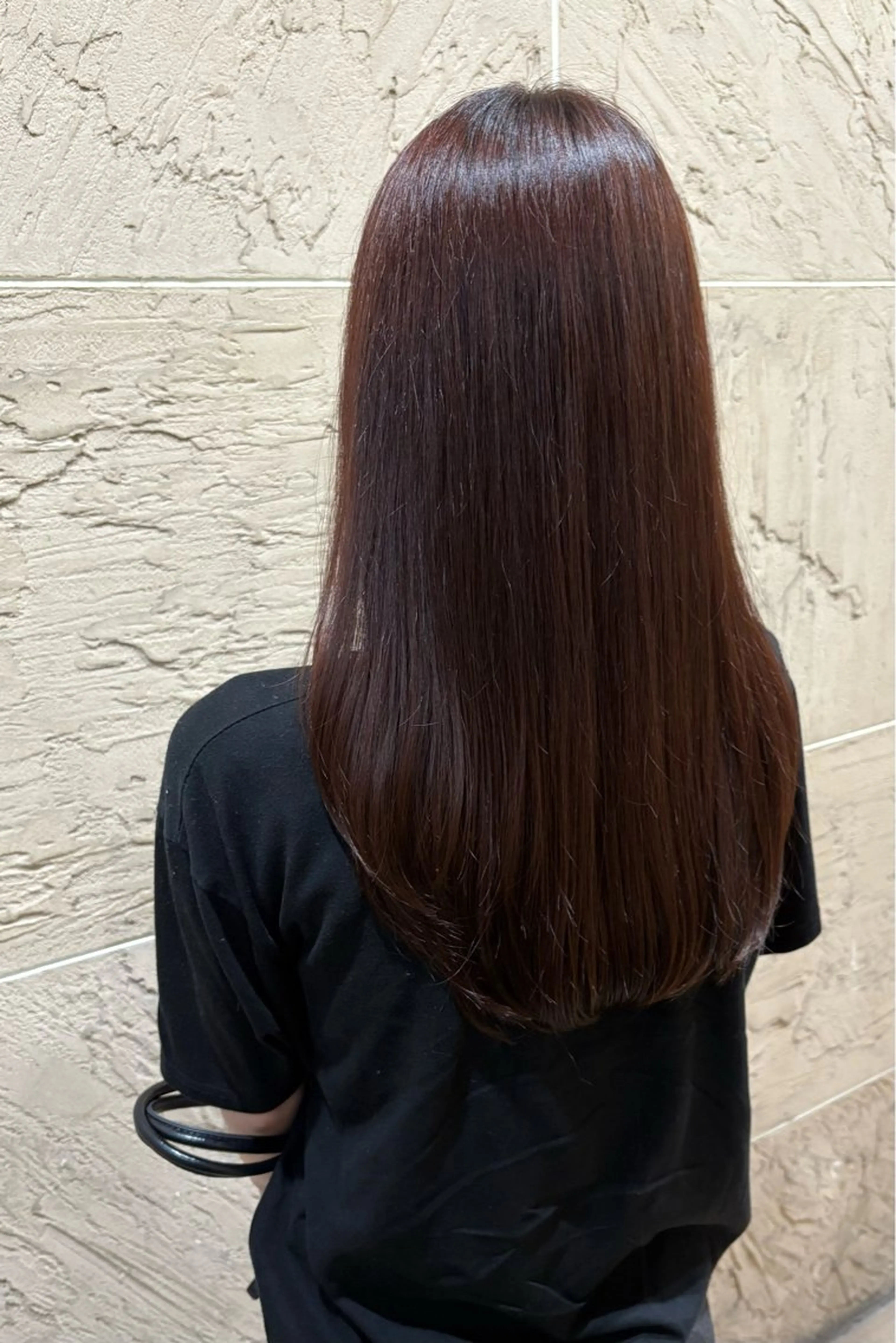 ロング カラー 菊地 紗矢のヘアスタイル