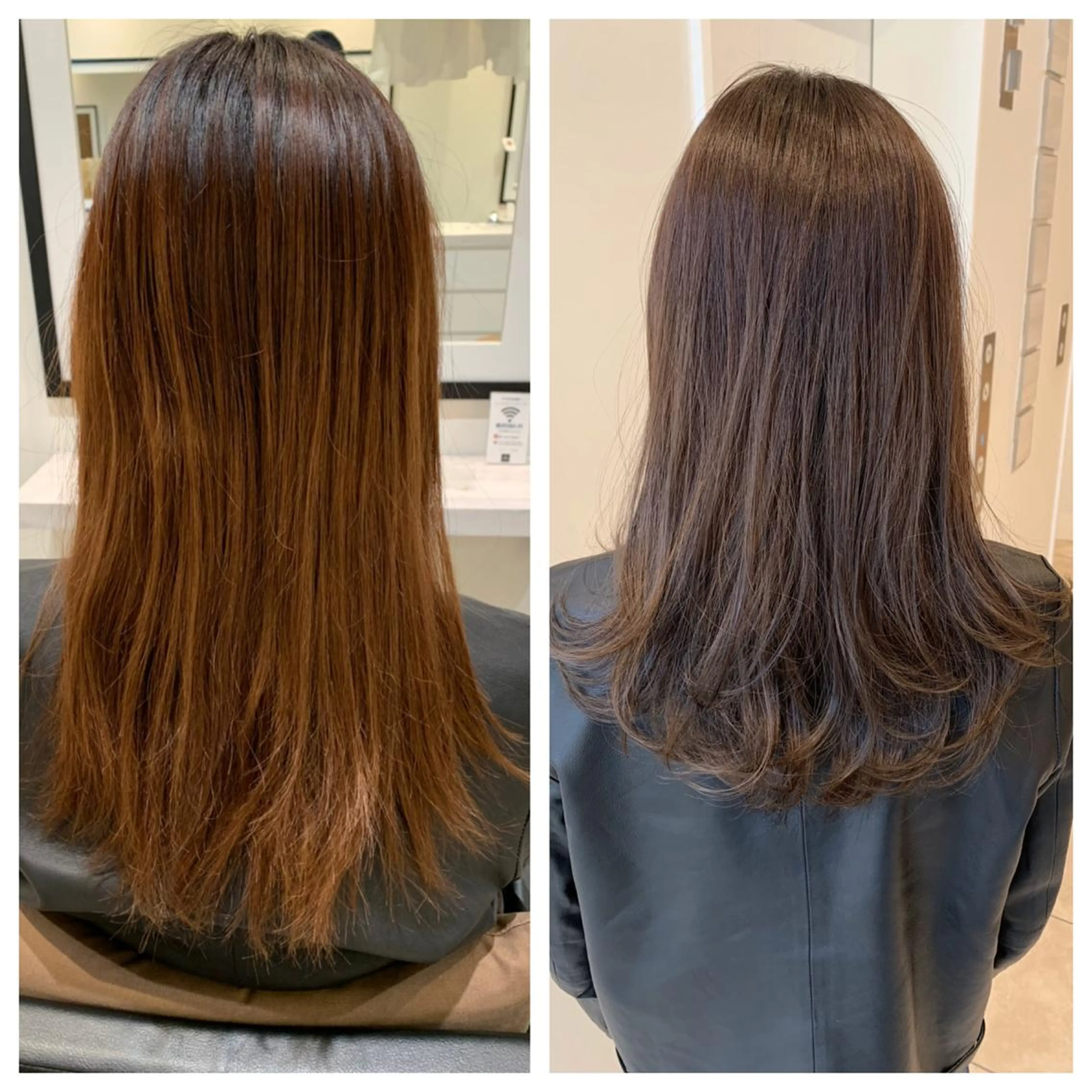 ミディアム アッシュ カット講師 久保匠のヘアスタイル