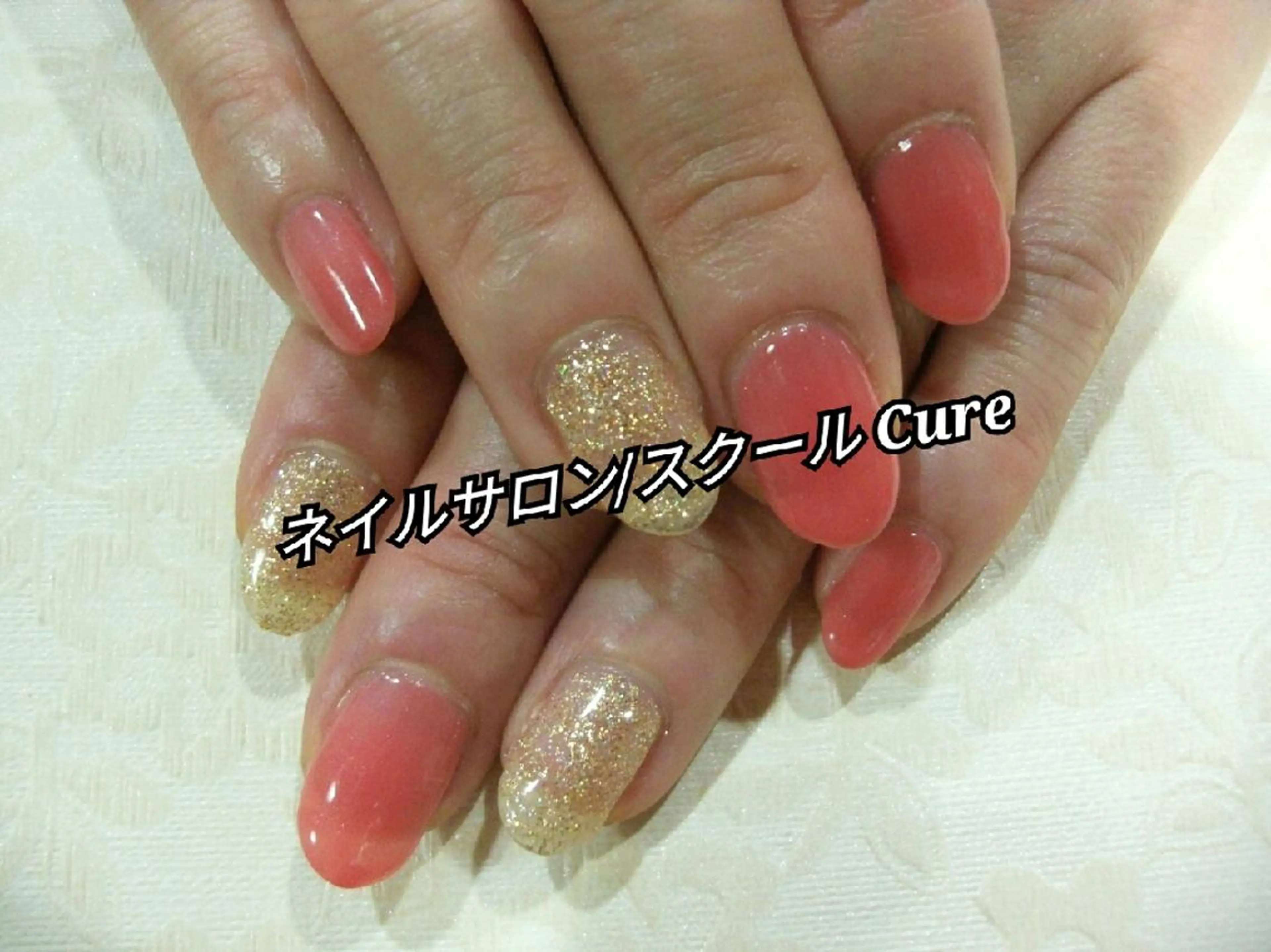 ミディアム ネイル ネイルサロン Cureのネイルデザイン