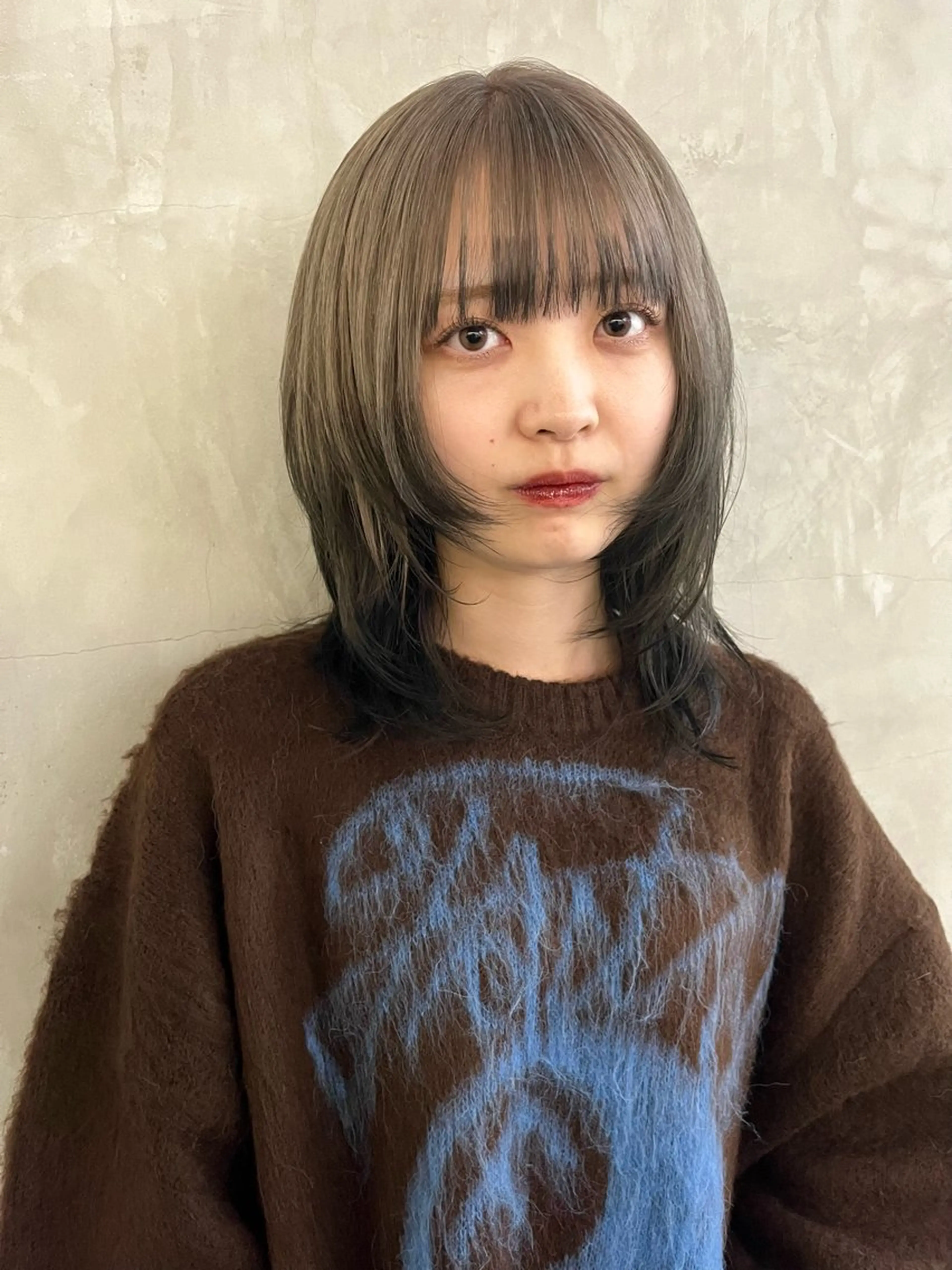 ミディアム カラー ブリーチ ケアブリーチ デザインカラー ダブルカラー 金井京介/レイヤー /パーマのヘアスタイル