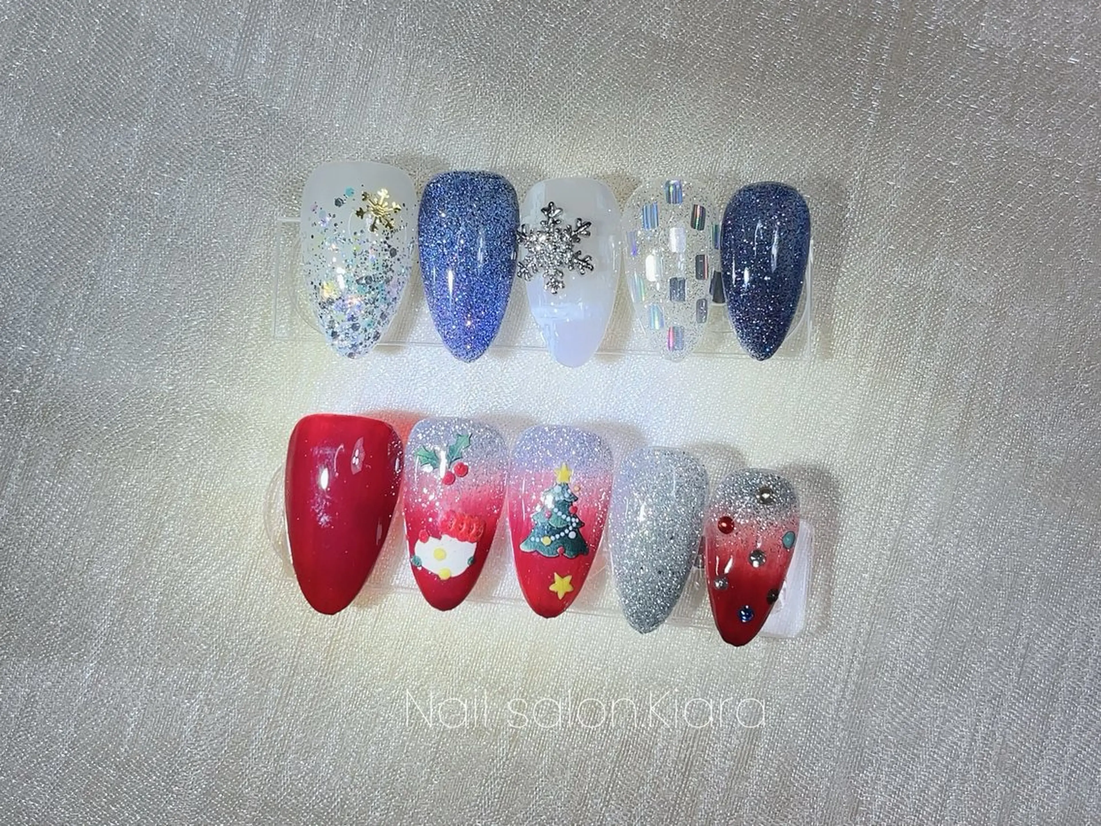 ネイル 冬ネイル 🍭Kiara Nail🍭のネイルデザイン